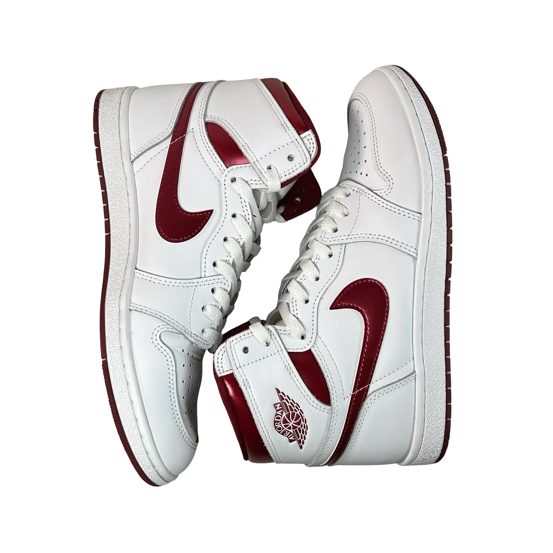 BQ4422 161 Jordan 1 Retro High 85 OG Metallic Burgundy [USED] - 9.5 M (Used) - Image 6