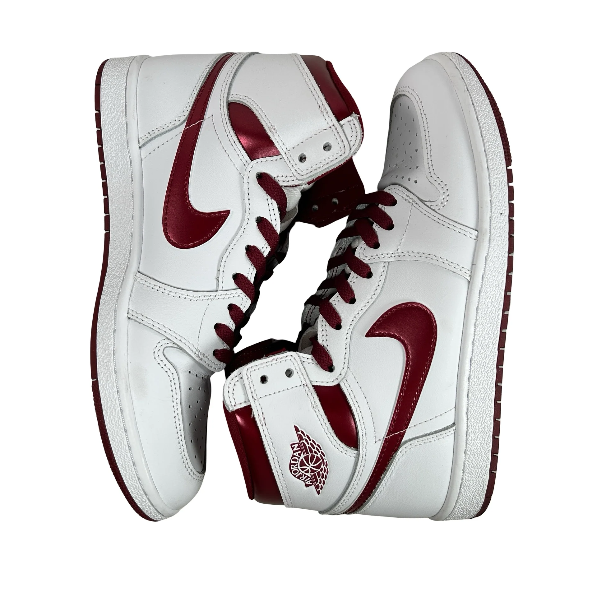 BQ4422 161 Jordan 1 Retro High 85 OG Metallic Burgundy [USED] - 9 M (Used) - Image 5