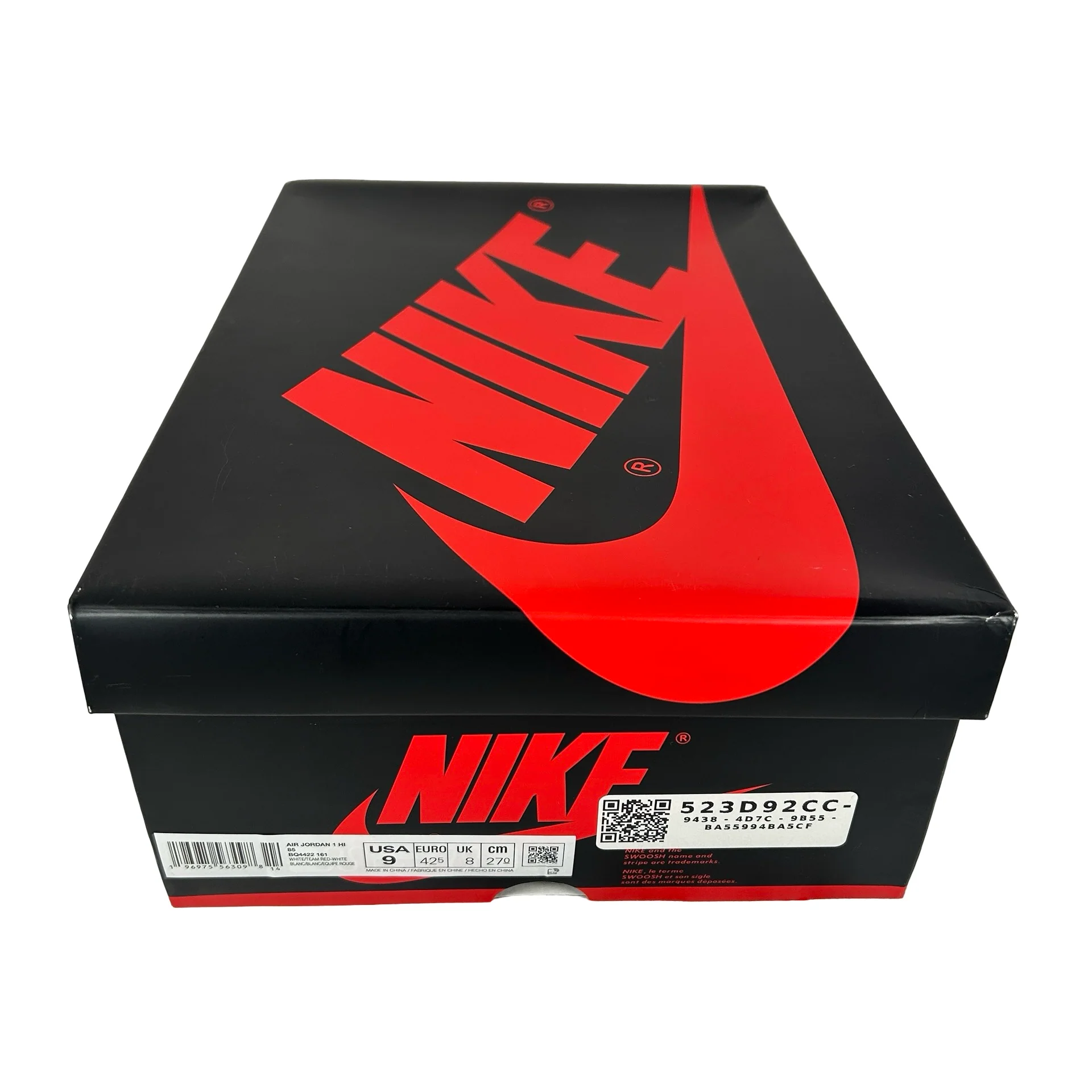 BQ4422 161 Jordan 1 Retro High 85 OG Metallic Burgundy [USED] - 9 M (Used) - Image 7