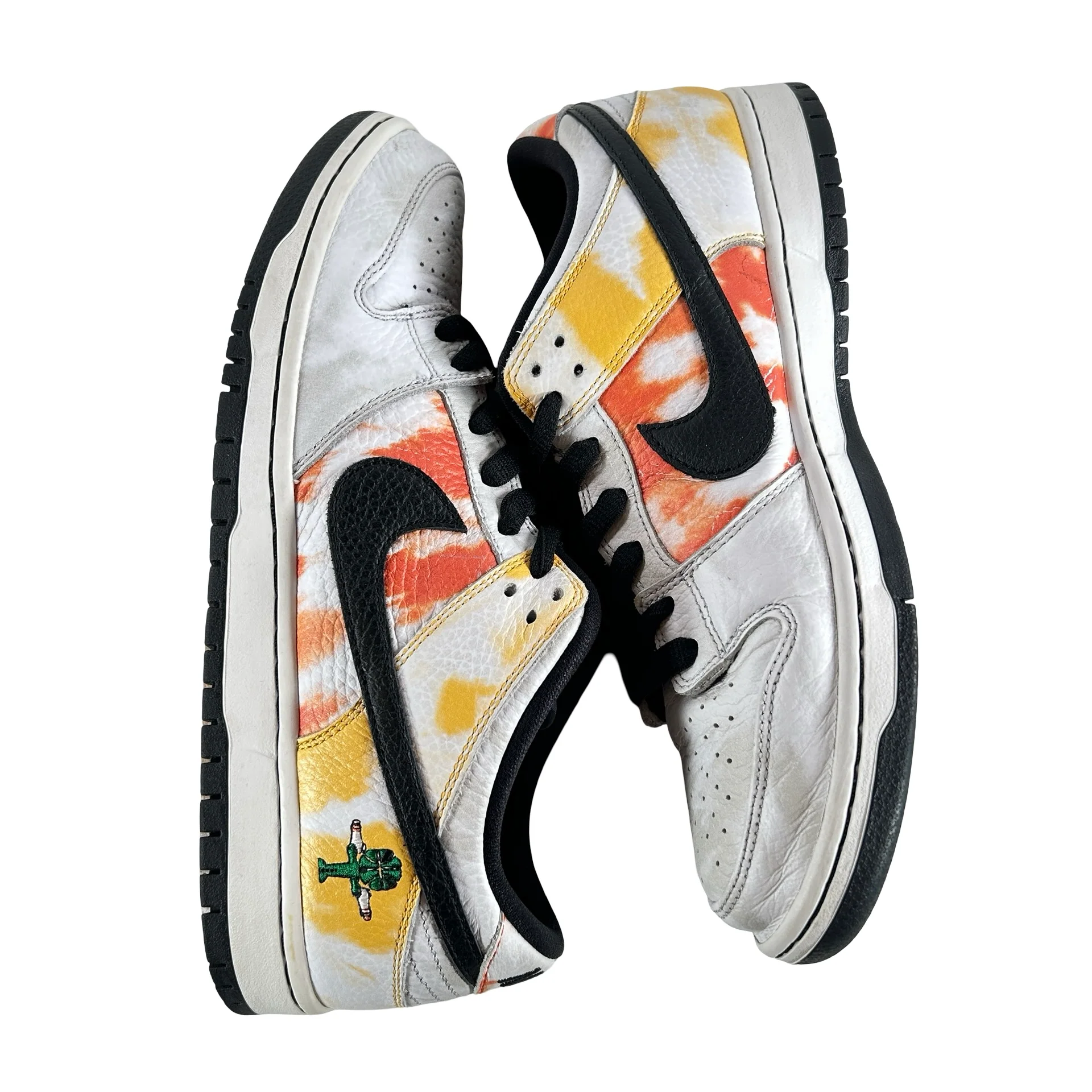 BQ6832 101 Nike SB Dunk Low Raygun Tie-Dye White [USED] - 10.5 M (Used) - Image 4