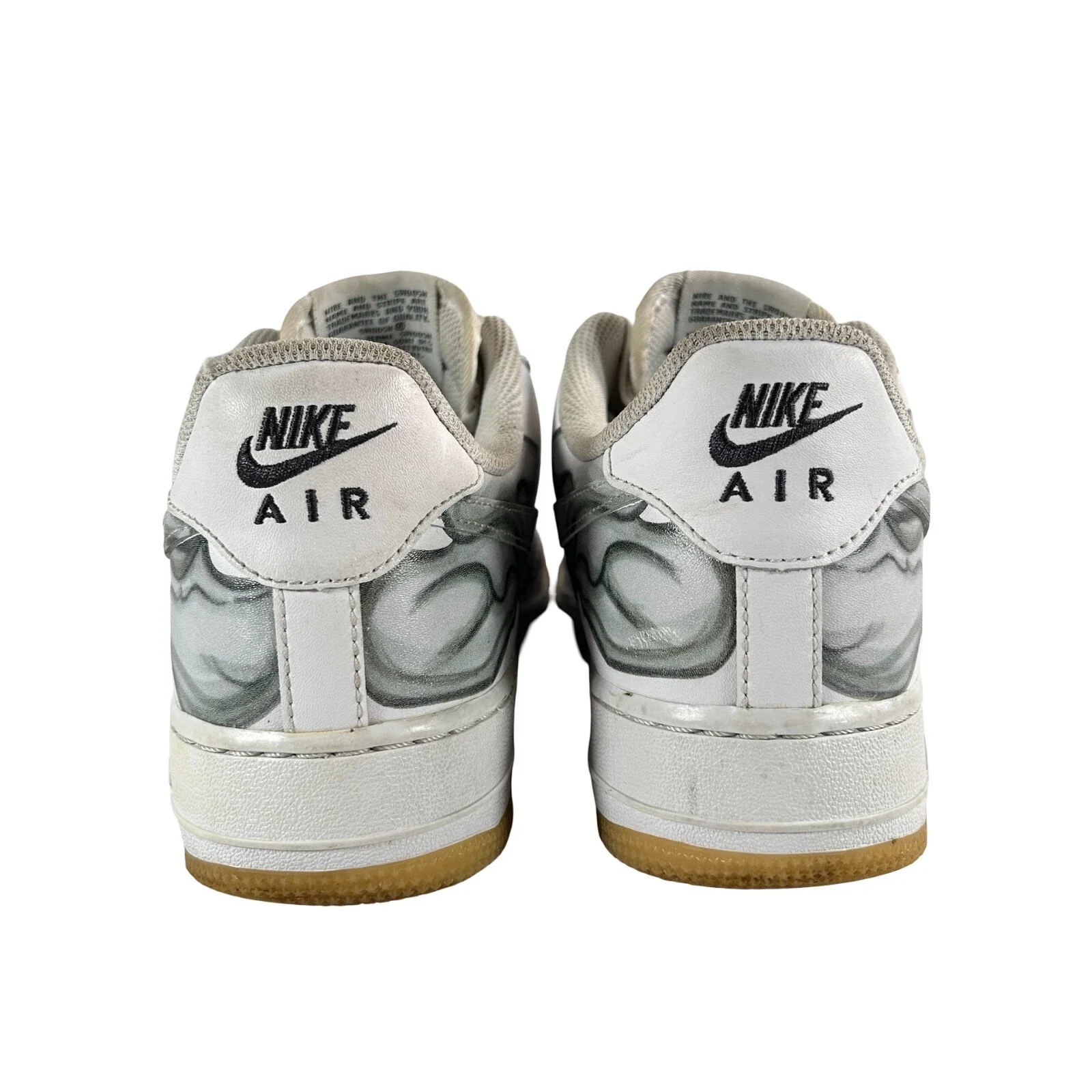BQ7541 100 Nike Air Force 1 Low Skeleton Halloween (2018) [USED] - 8 M (Used) (Replace Box) - Image 3
