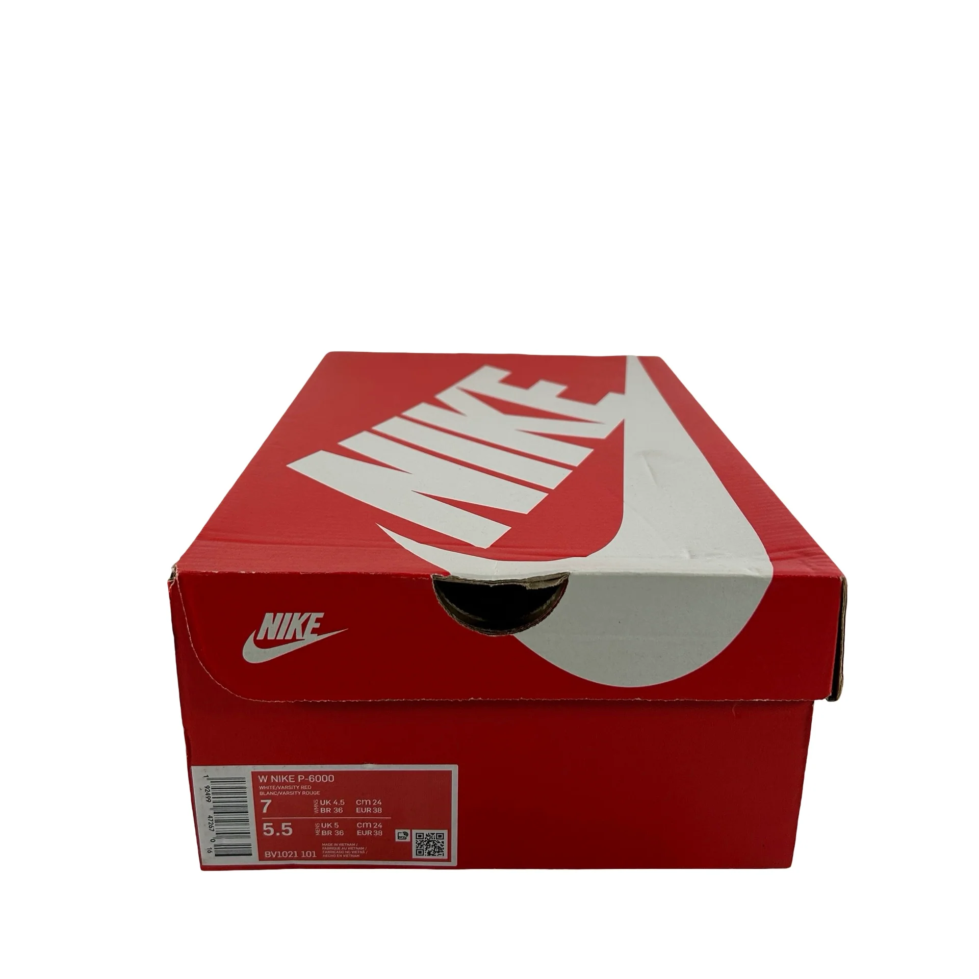 BV1021 101 Nike P-6000 White Gold Red (Women's) [USED] - 7 W (Used) - Image 7