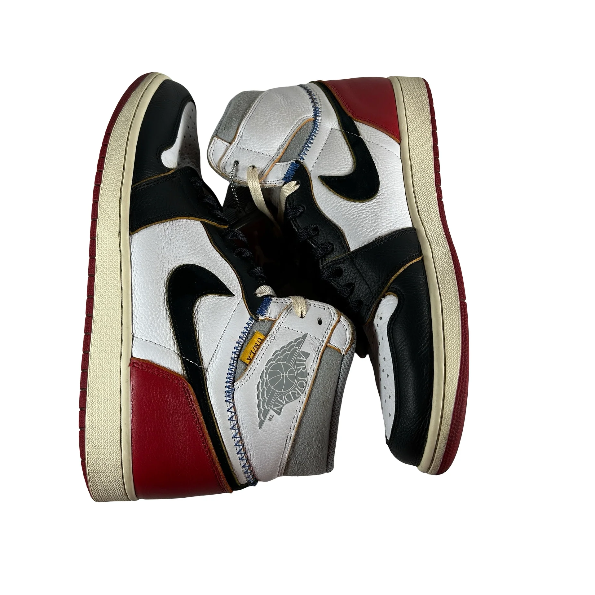 BV1300 106 Jordan 1 Union Black Toe [USED] - 12 M (Used4) - Image 4