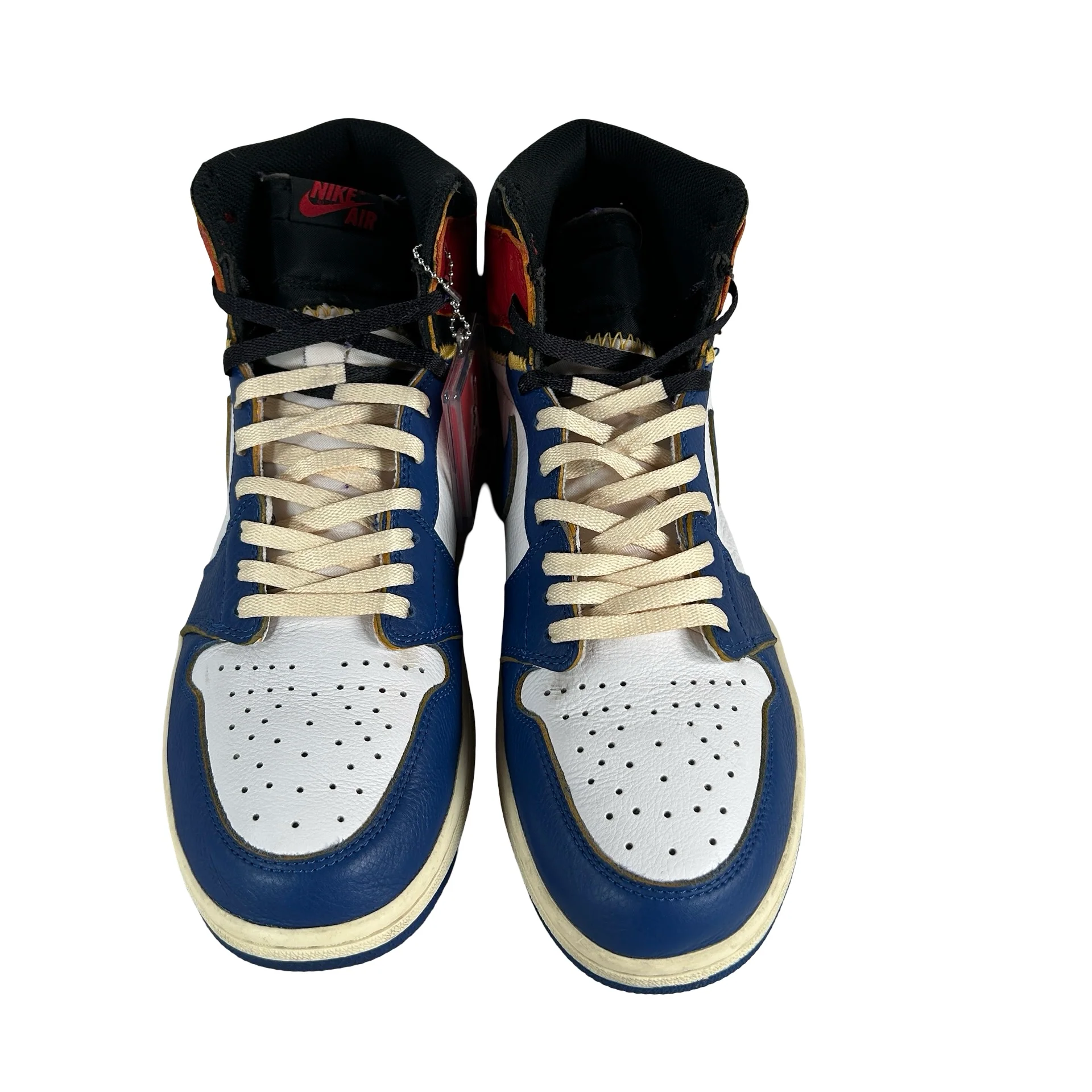 BV1300 146 Jordan 1 Union Storm Blue Toe [USED] - 12 M (Used) - Image 2