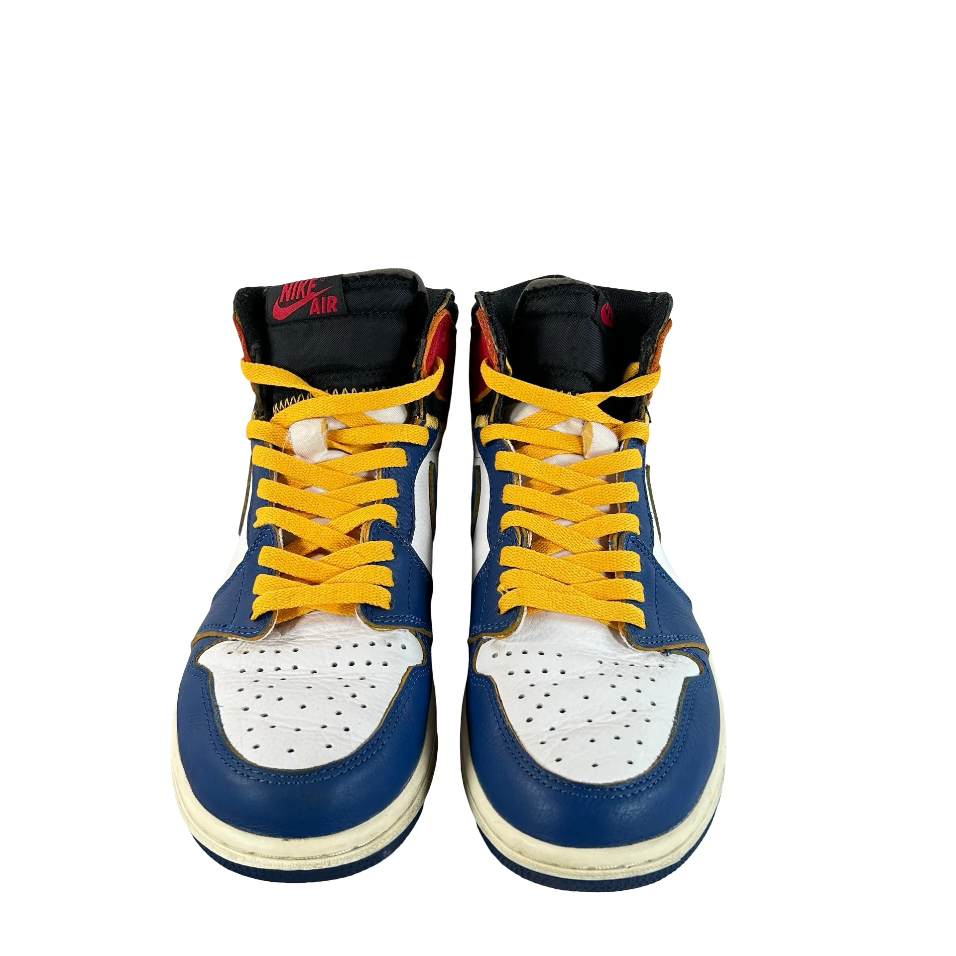 BV1300 146 Jordan 1 Union Storm Blue Toe [USED] - 8 M (Used2) - Image 2