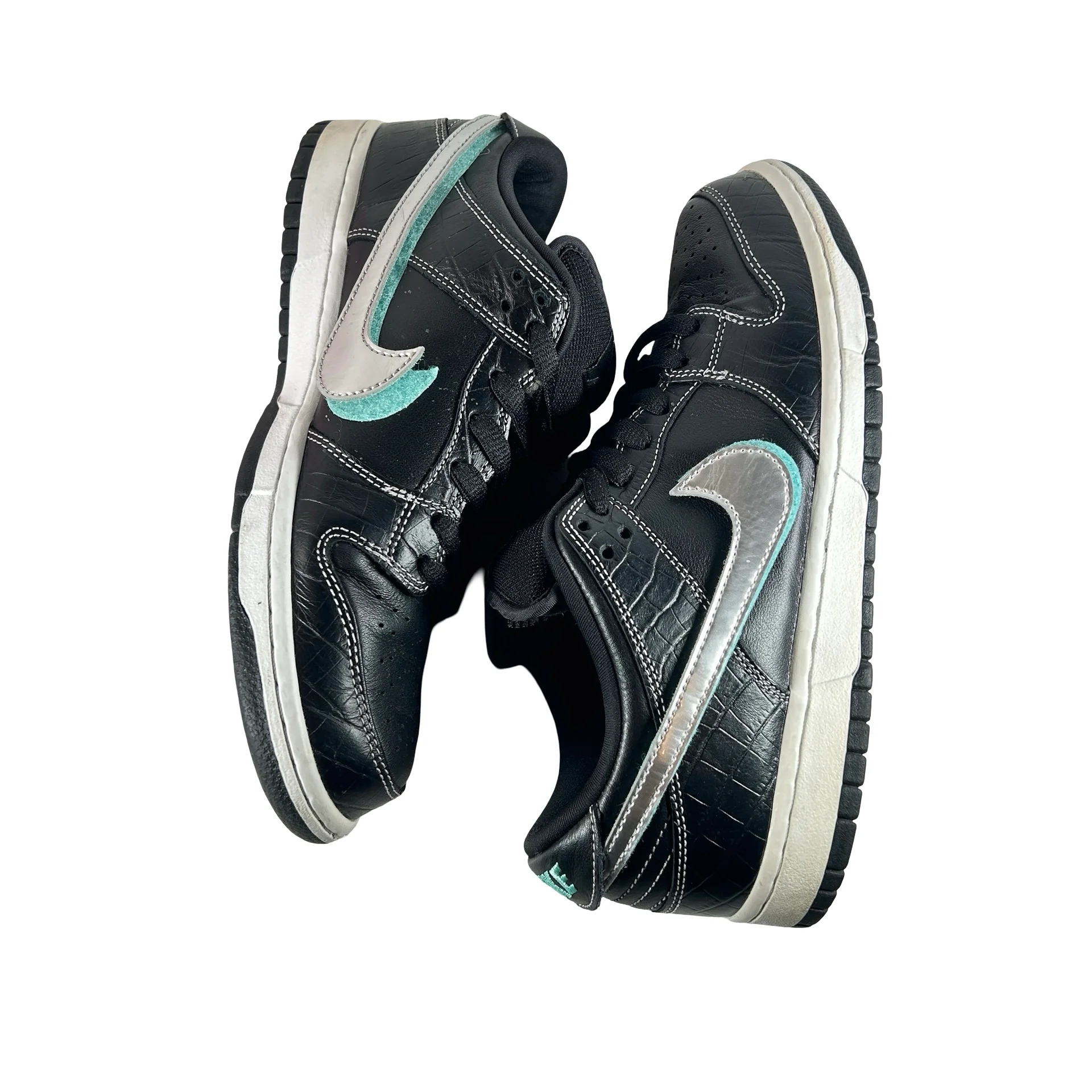 BV1310 001 Nike SB Dunk Low Diamond Supply Co. Black Diamond [USED] - 8.5 M (Used) - Image 5