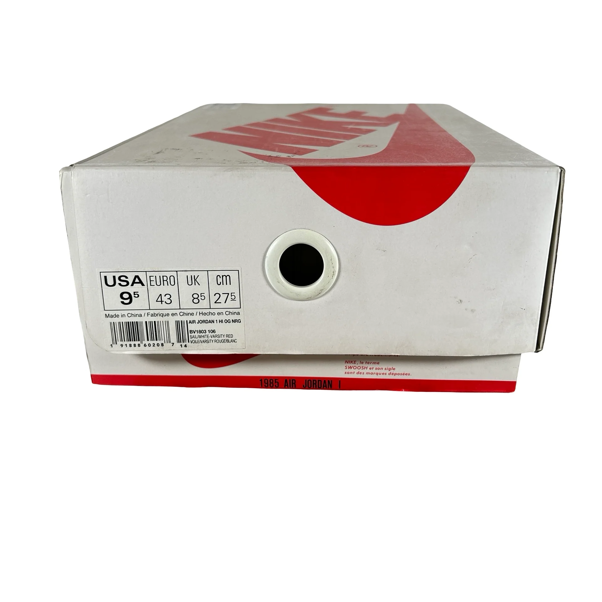 BV1803 106 Jordan 1 Retro High Nigel Sylvester [USED] - 9.5 M (Used) - Image 7