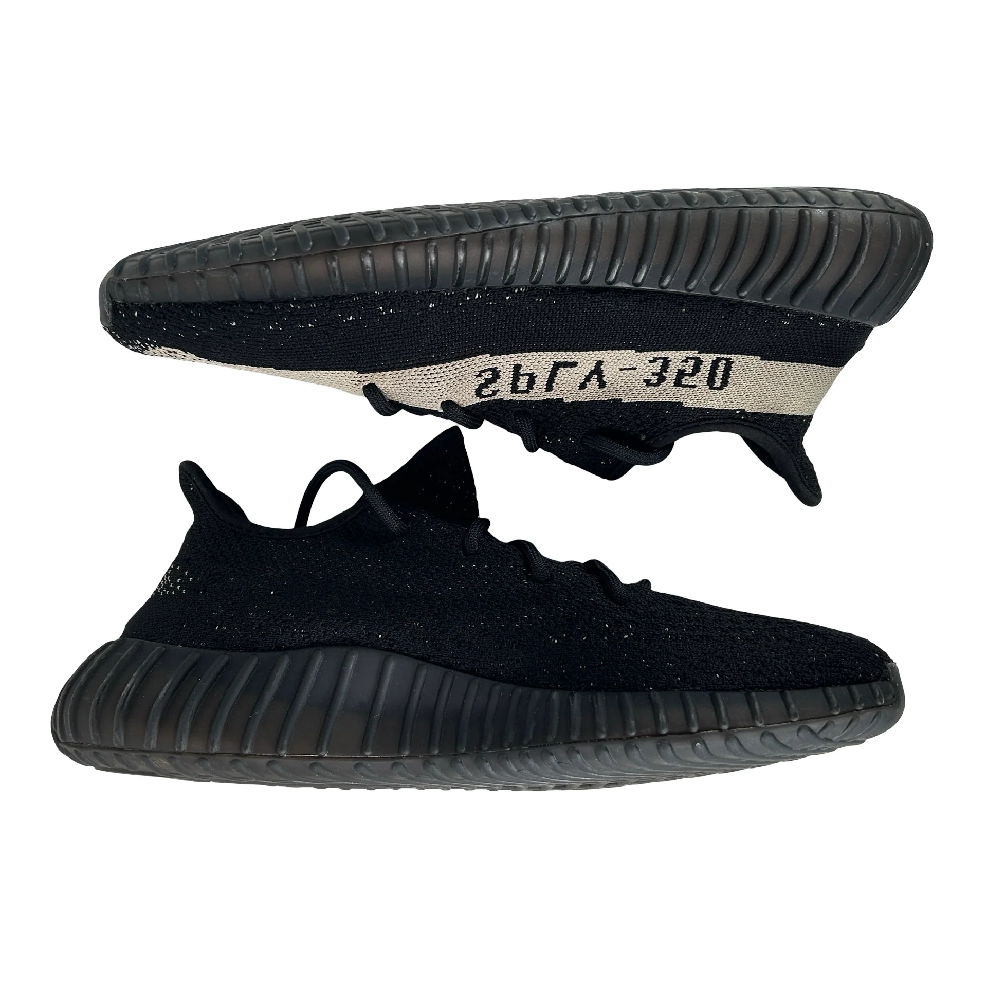 BY1604 Adidas Yeezy Boost 350 V2 Core Black White [USED] - 11 M (Used) (Replace Box) - Image 5
