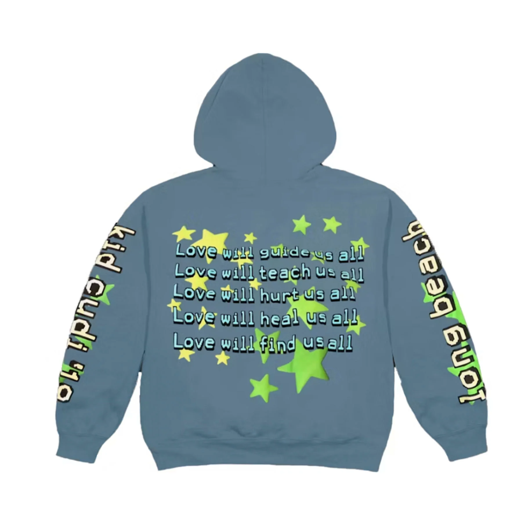 Cactus Plant Flea Market Kid Cudi Enter Galactic Hoodie Blue [USED] - L (Used) - Image 2