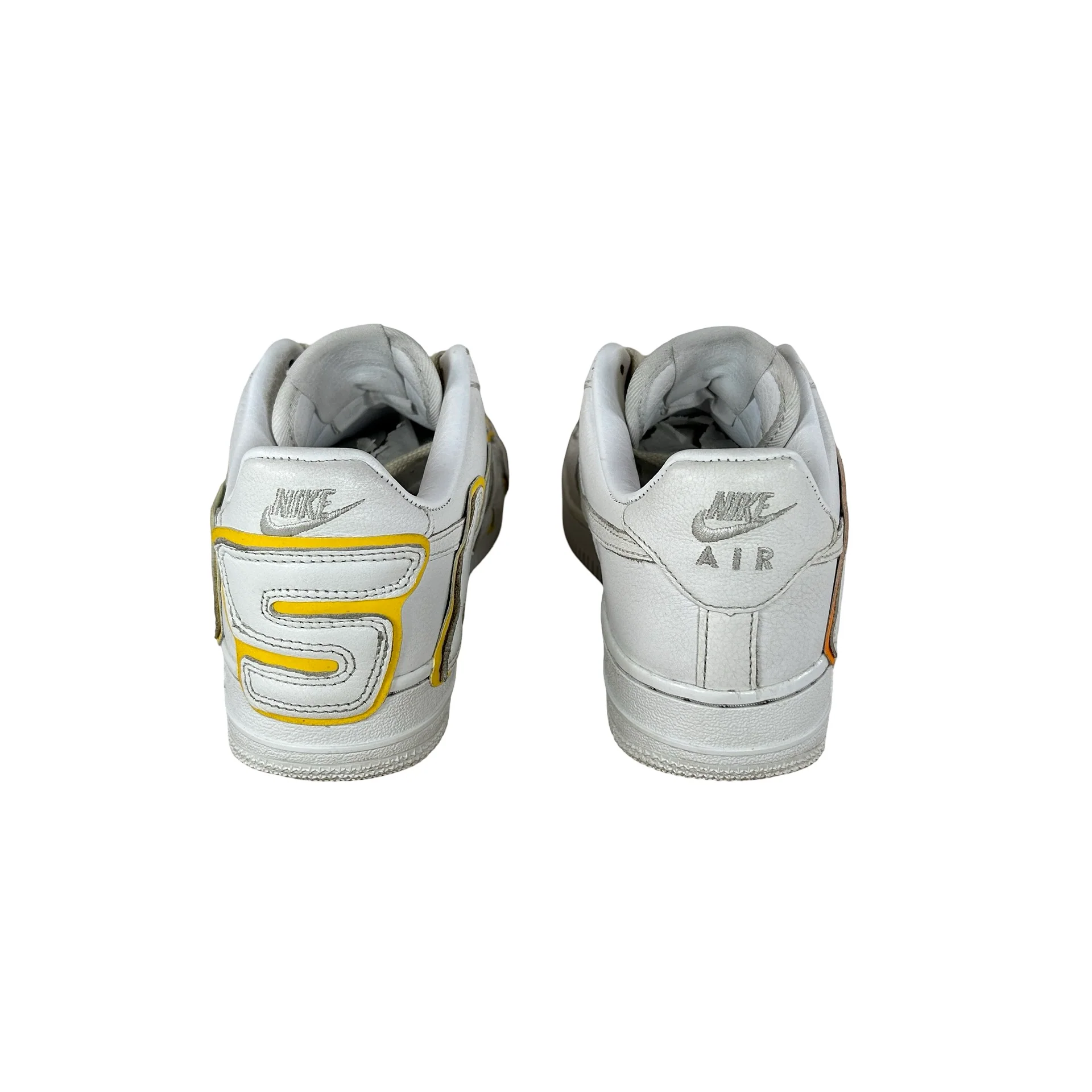 CK4746 991 Cactus Plant Flea Market Nike By You Air Force 1 White/Yellow [USED] - 5.5 M (Used) - Image 3