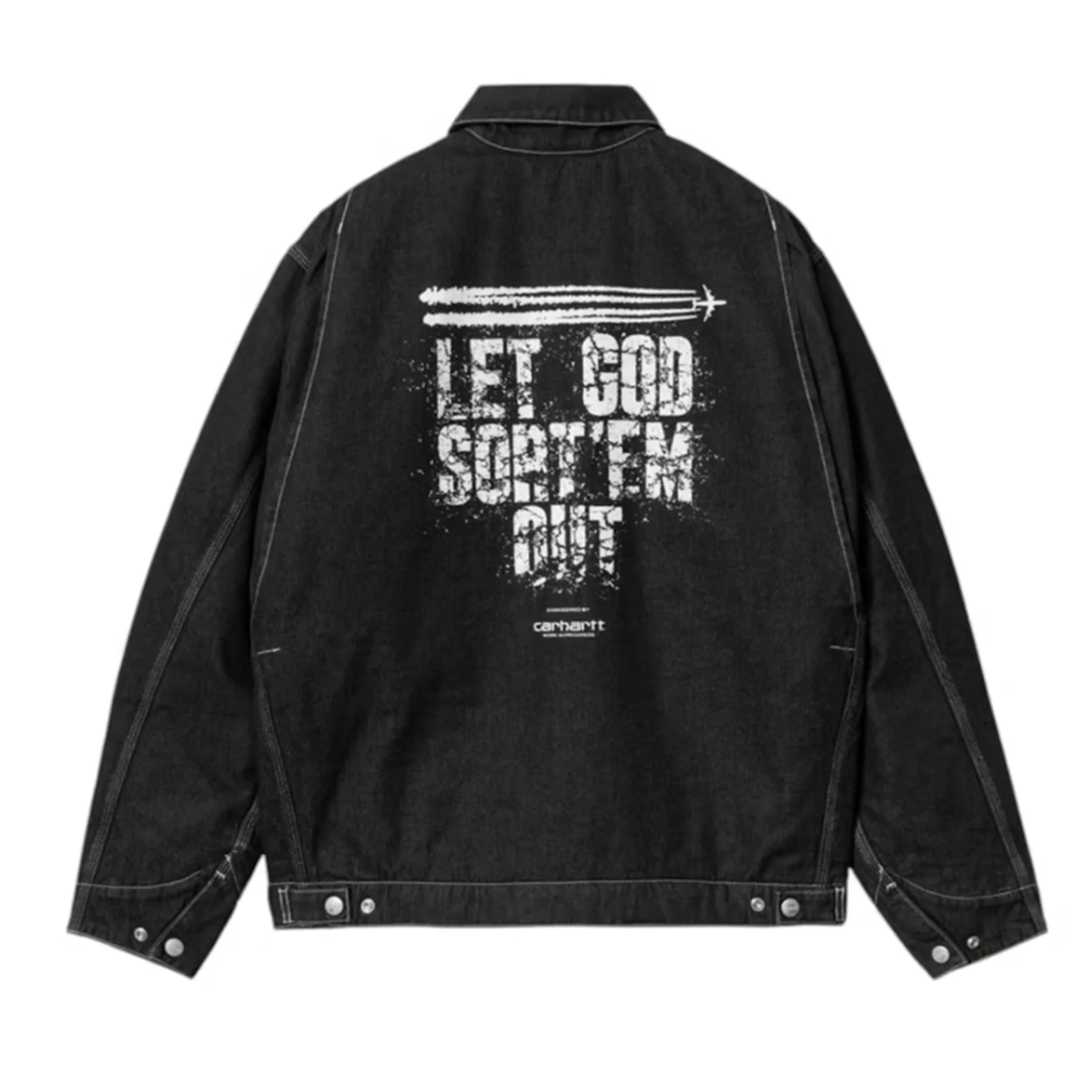 Carhartt WIP x Clipse OG Detroit Jacket Black - Image 2