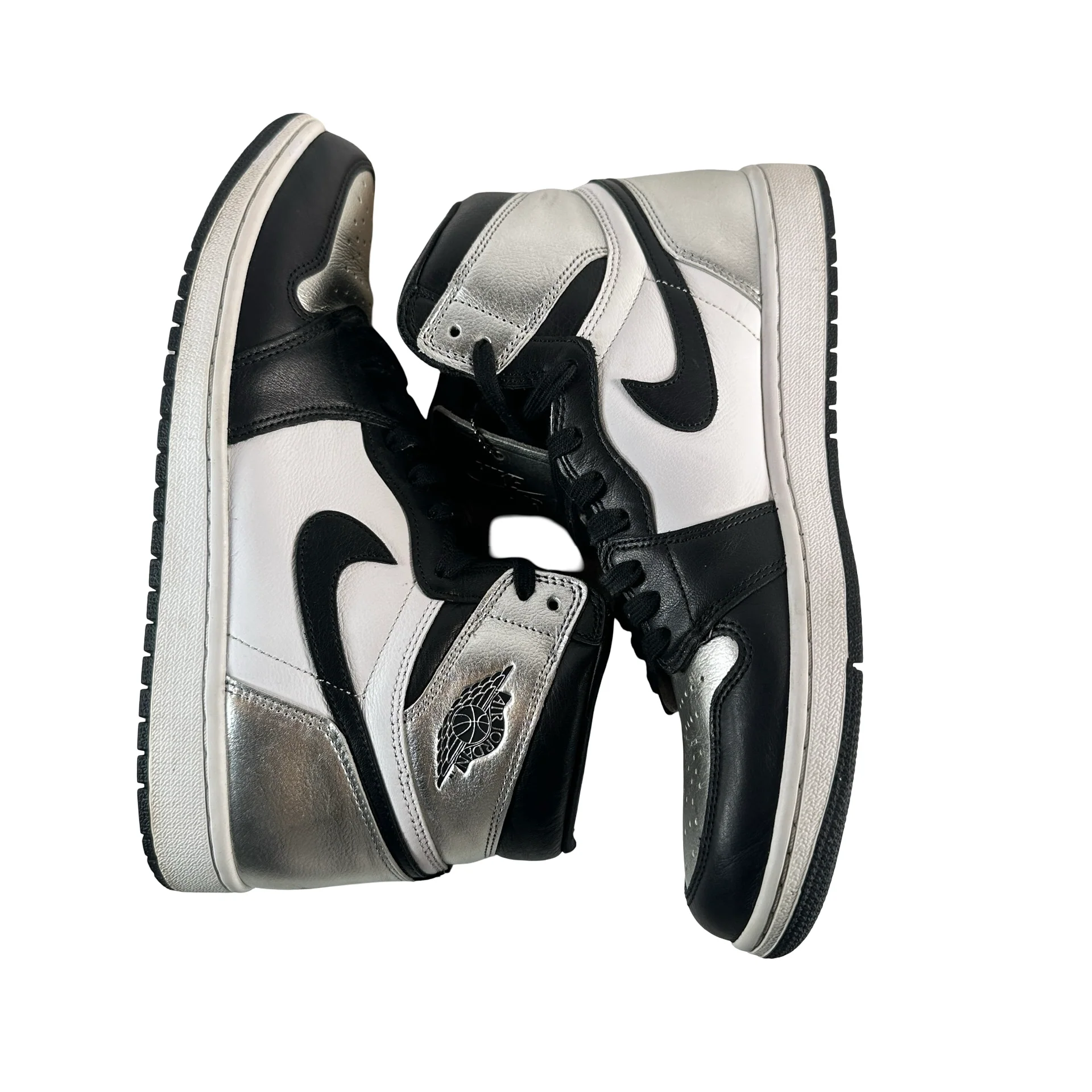 CD0461 001 Jordan 1 Retro High Silver Toe (Women's) [USED] - 12 W (Used5) - Image 4