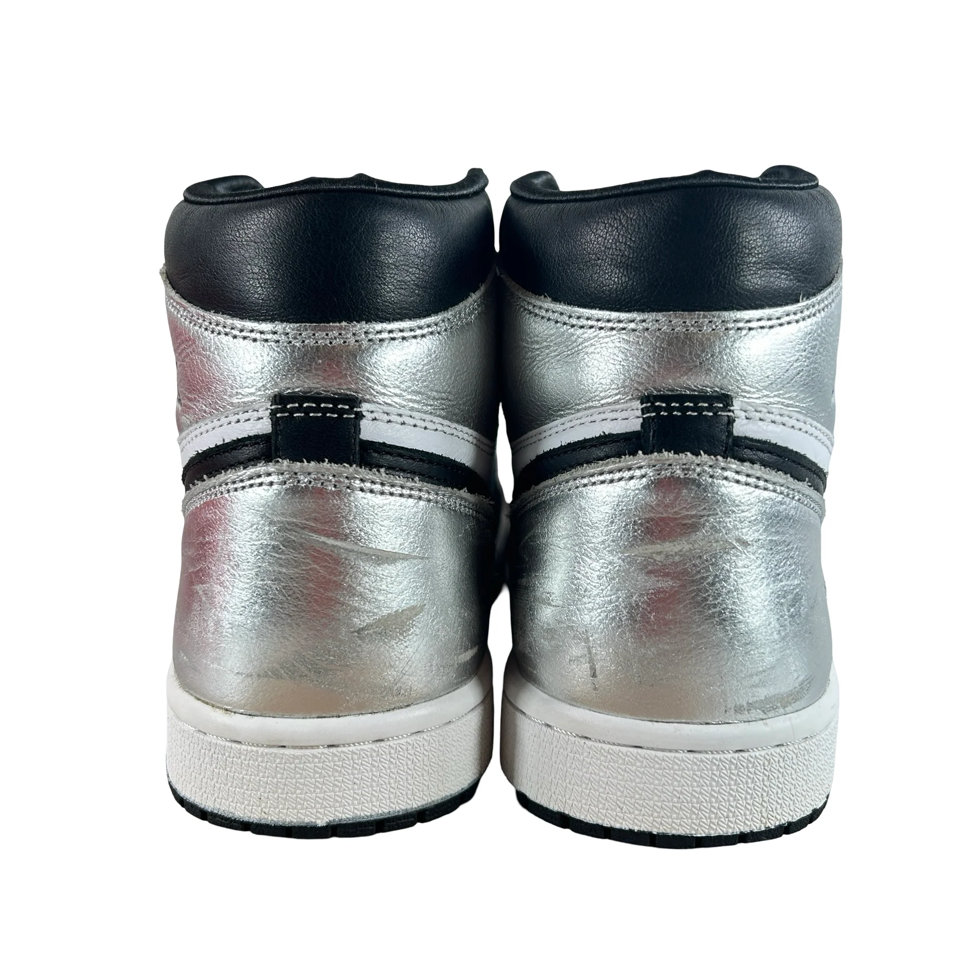 CD0461 001 Jordan 1 Retro High Silver Toe (Women's) [USED] - 9.5 W (Used) - Image 3