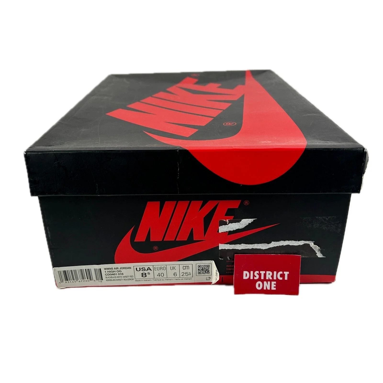 CD0461 016 AJ1 Satin Black Toe [USED] - 8.5 W (Used2) - Image 7