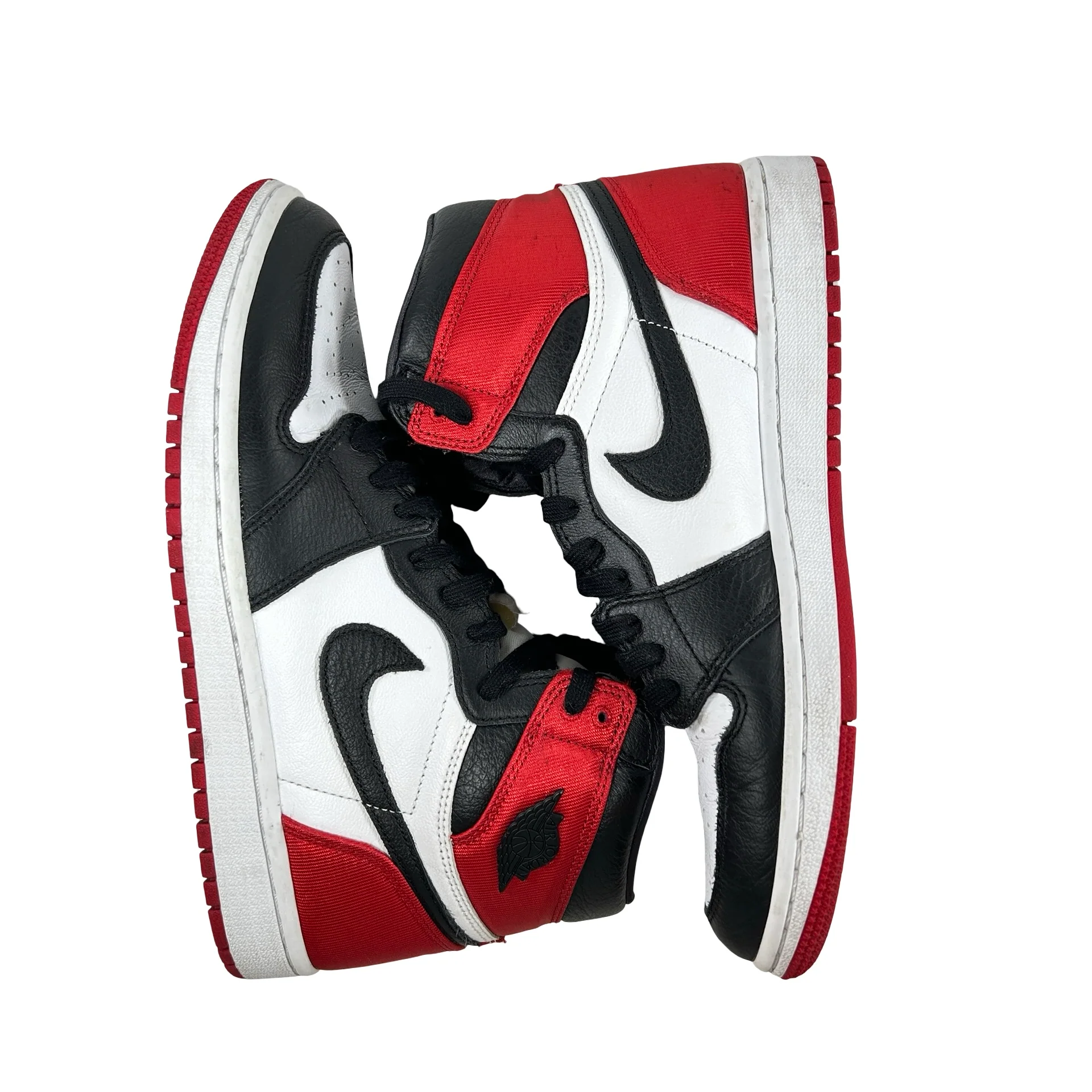 CD0461 016 AJ1 Satin Black Toe [USED] - 9 W (Used2) - Image 4