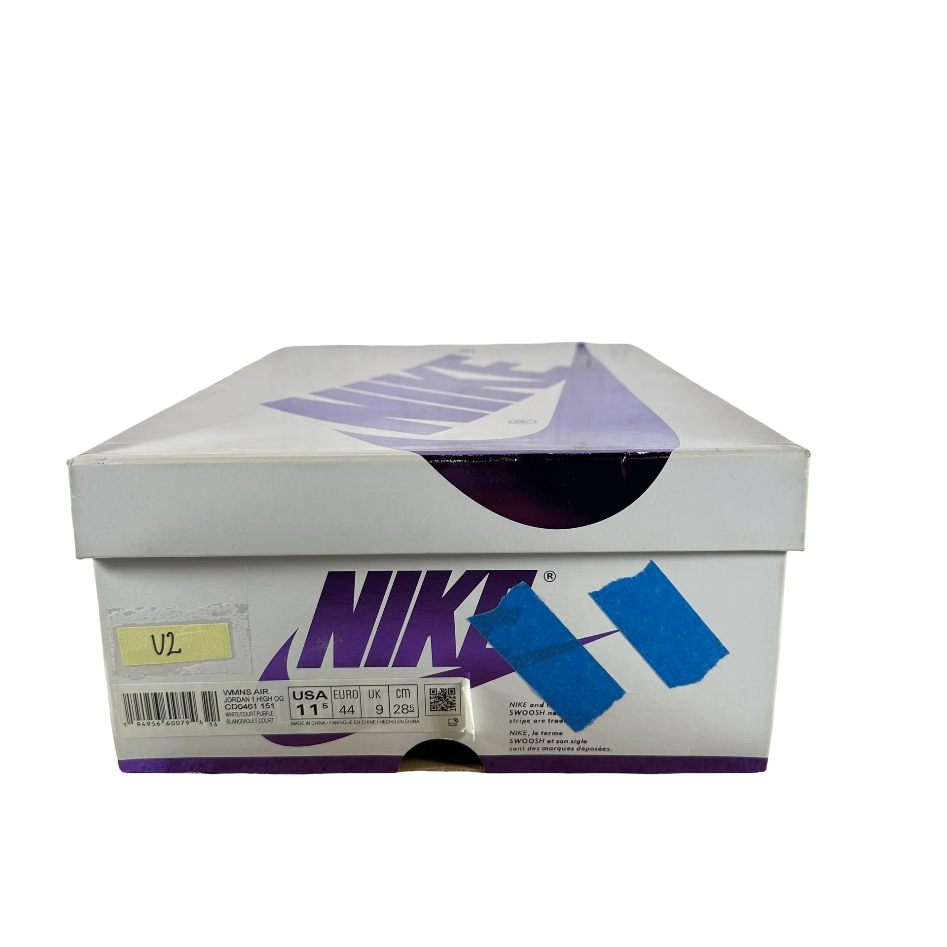 CD0461 151 Wmns Jordan 1 Retro High Court Purple [USED] - 11.5 W (Used2) - Image 7