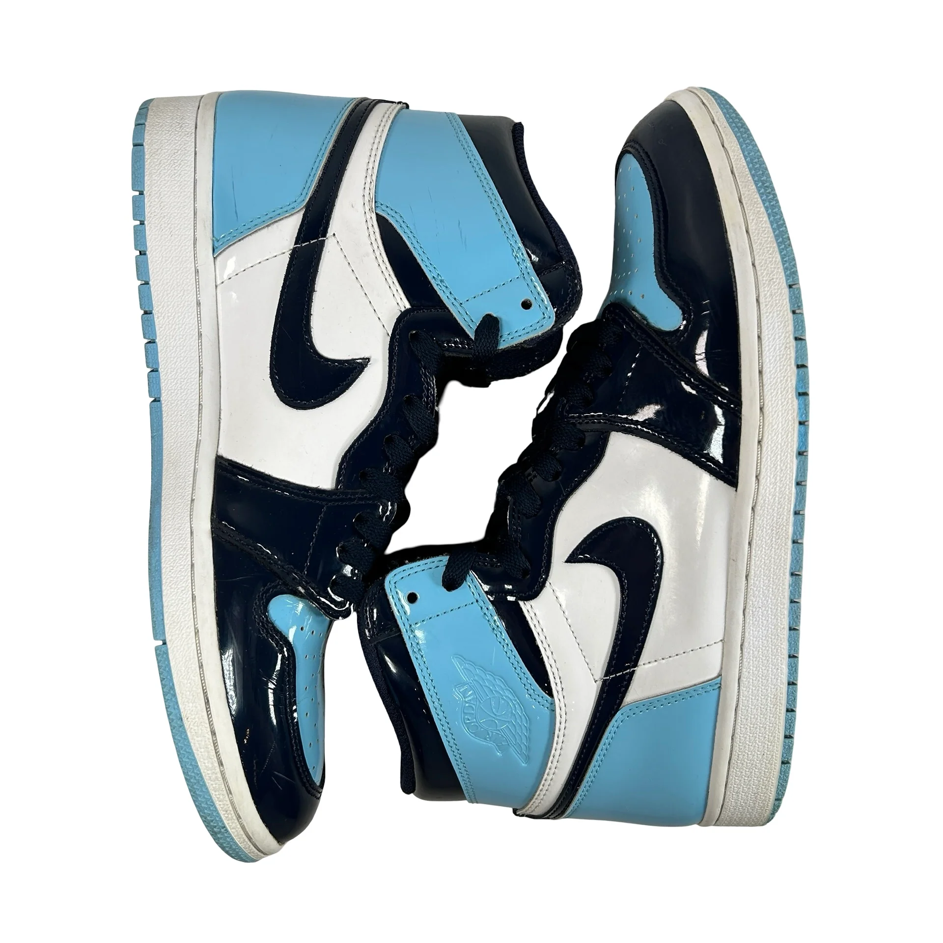 CD0461 401 Jordan 1 Retro High UNC Patent (Women's) [USED] - 9.5 W (Used) - Image 5