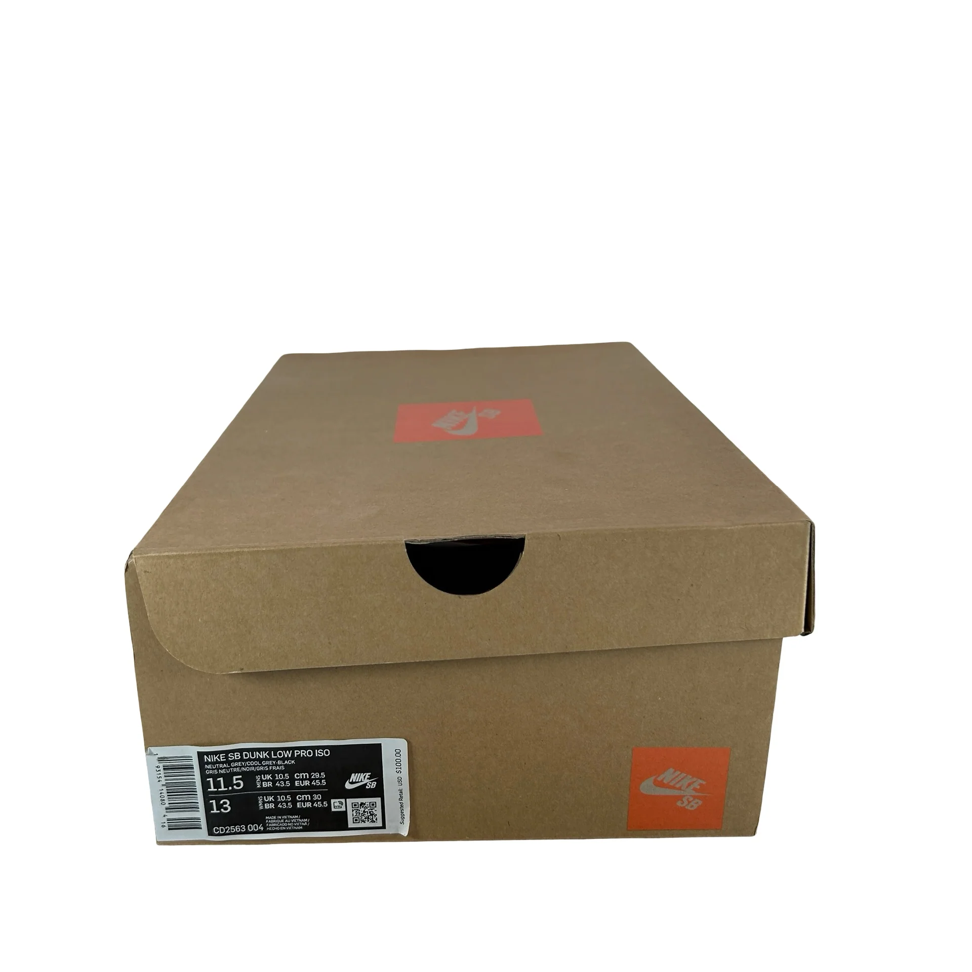 CD2563 004 Nike SB Dunk Low Infrared Orange Label [USED] - 11.5 M (Used) - Image 7