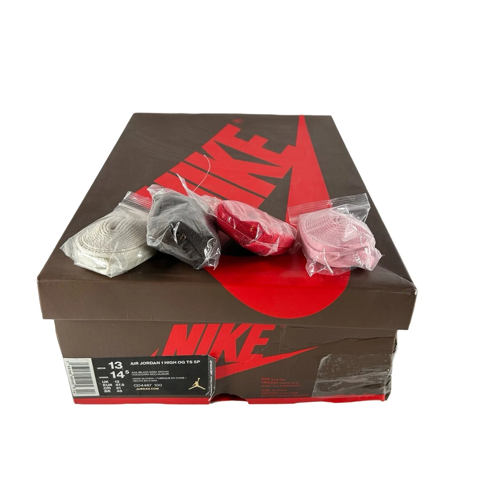 CD4487 100 Jordan 1 Travis Scott Mocha [USED] - 13 M (Used2) - Image 7