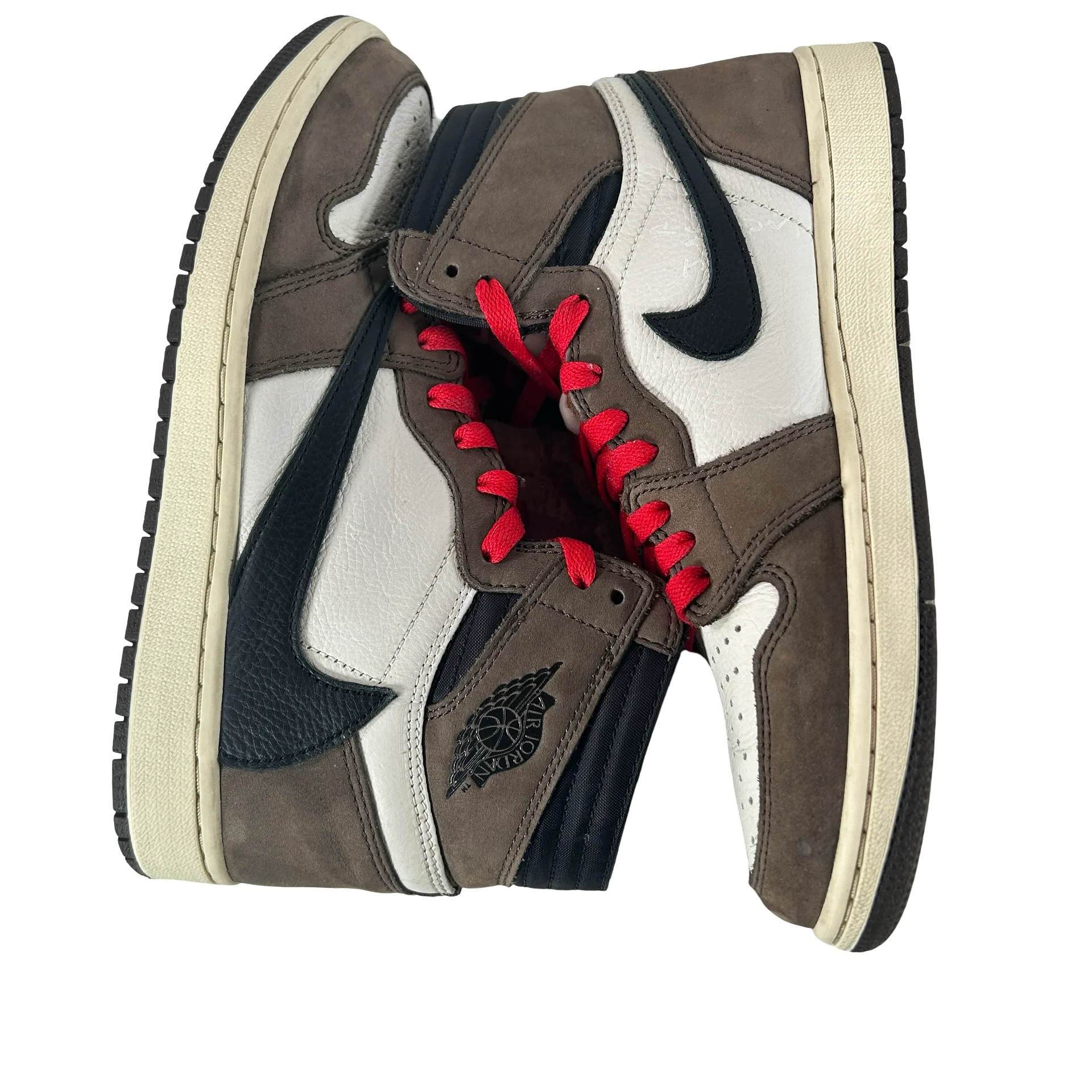 CD4487 100 Jordan 1 Travis Scott Mocha [USED] - 8.5 M (Used) - Image 4