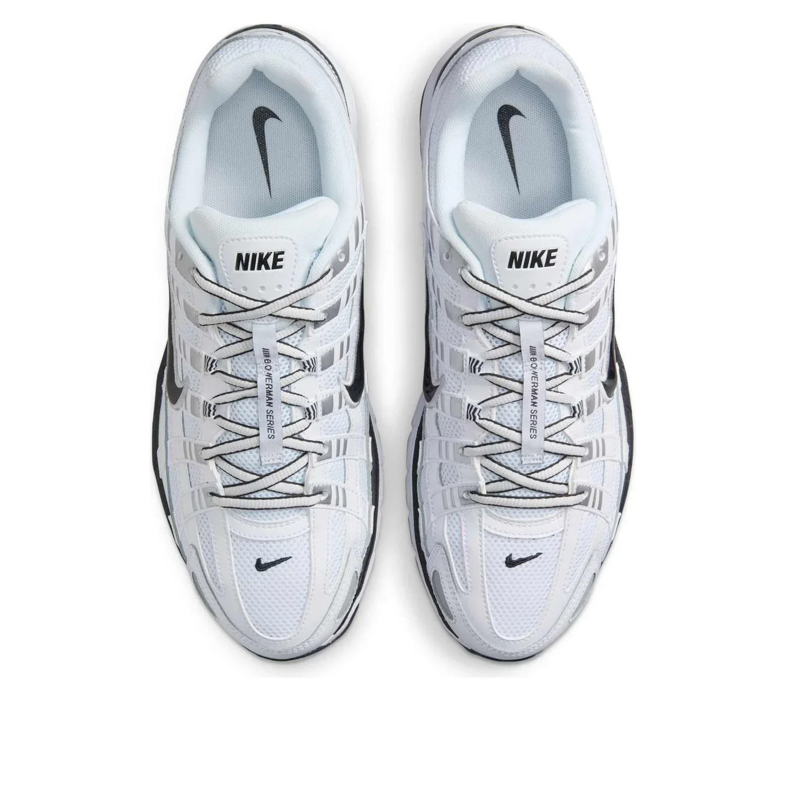 CD6404 107 Nike P-6000 White Metallic Silver Black - Image 3