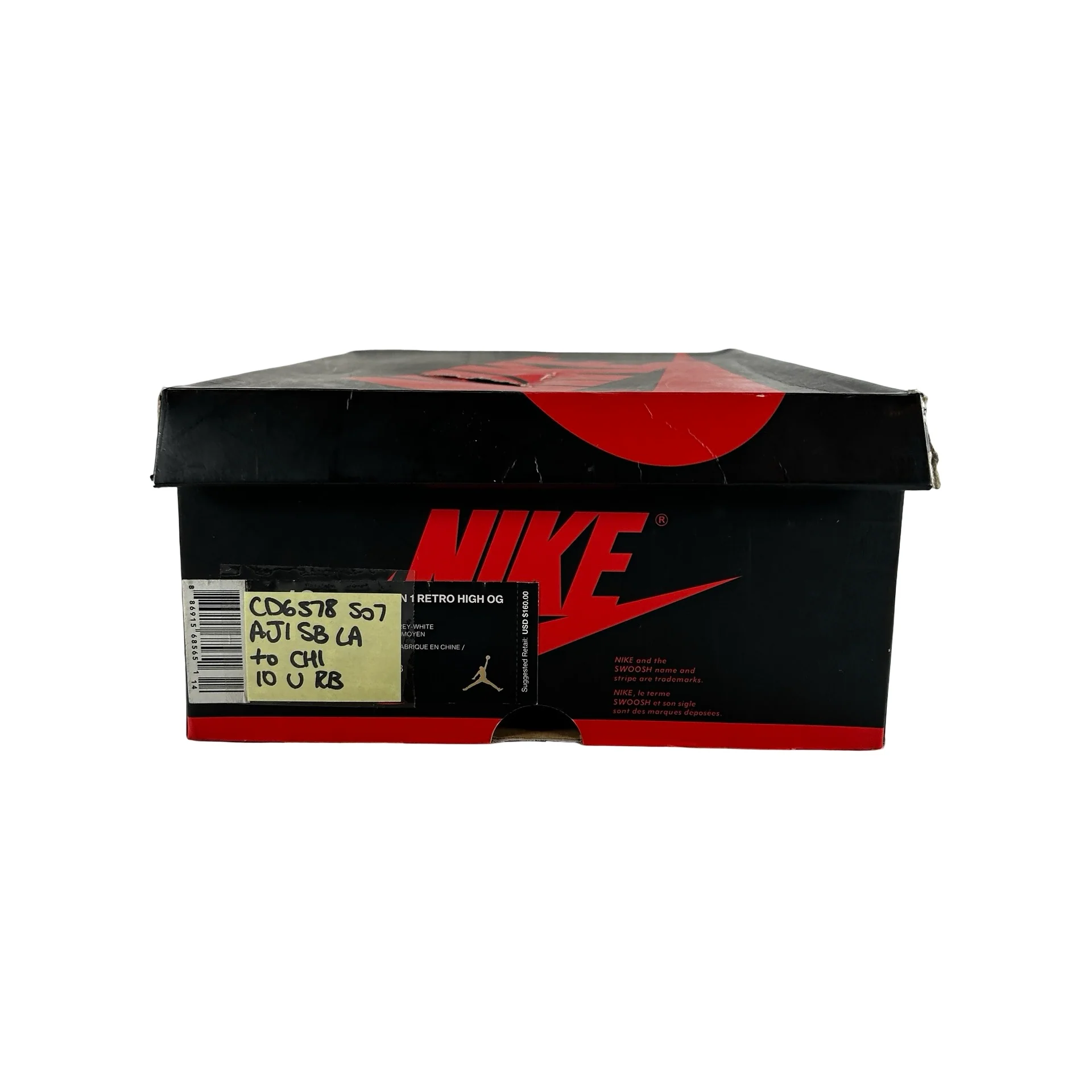 CD6578 507 Jordan 1 SB LA to CHI [USED] - 10 M (Used) (Replace Box) - Image 7