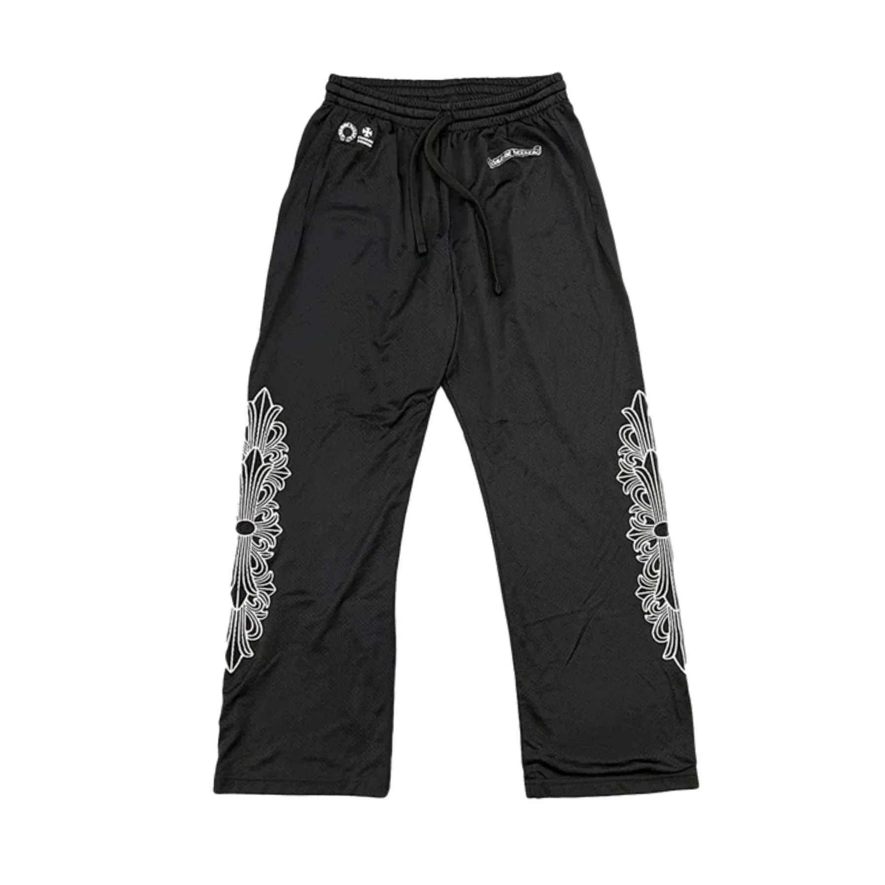 Chrome Hearts Black Mesh Warm Up Pants