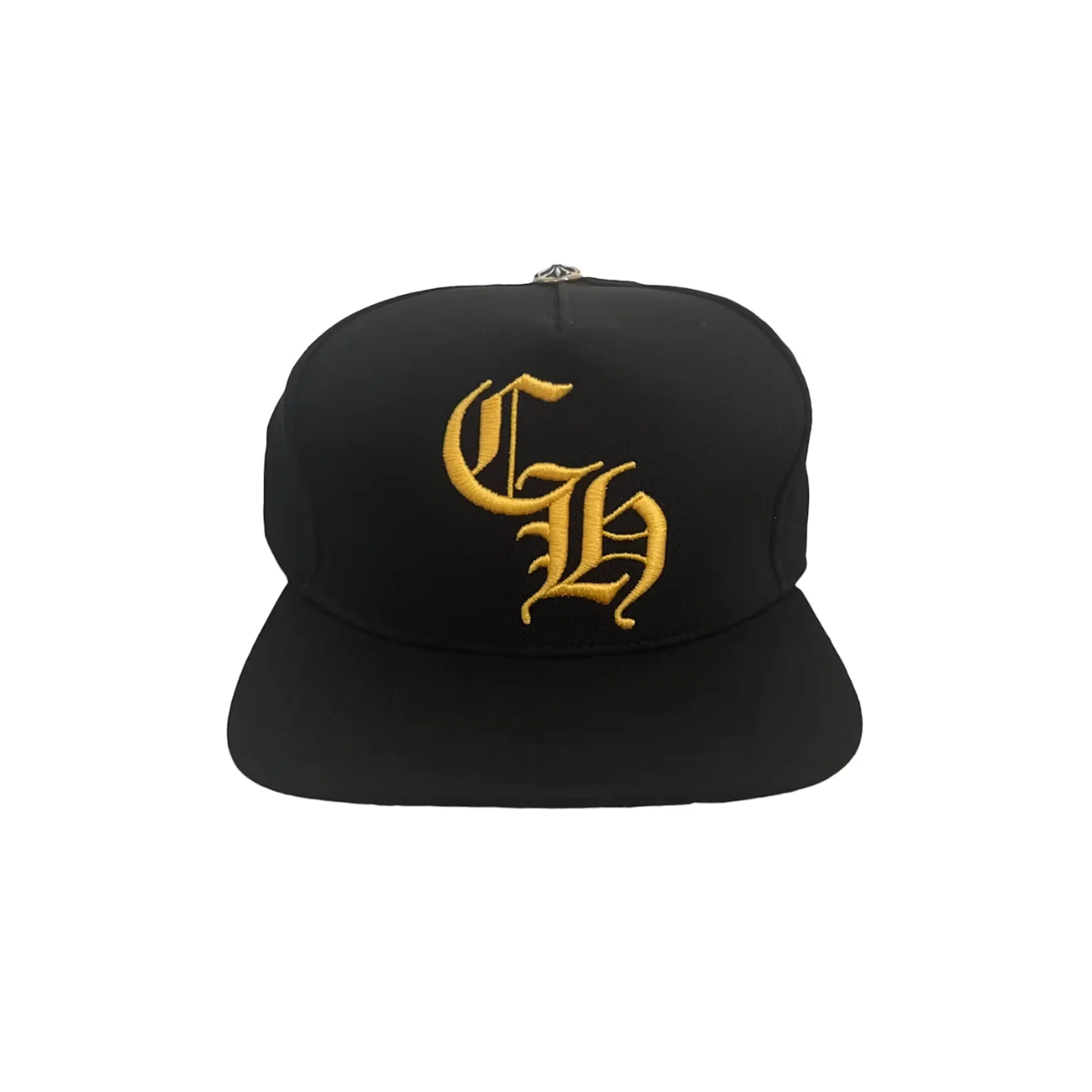 Chrome Hearts CH Baseball Cap Black/Yellow [USED]