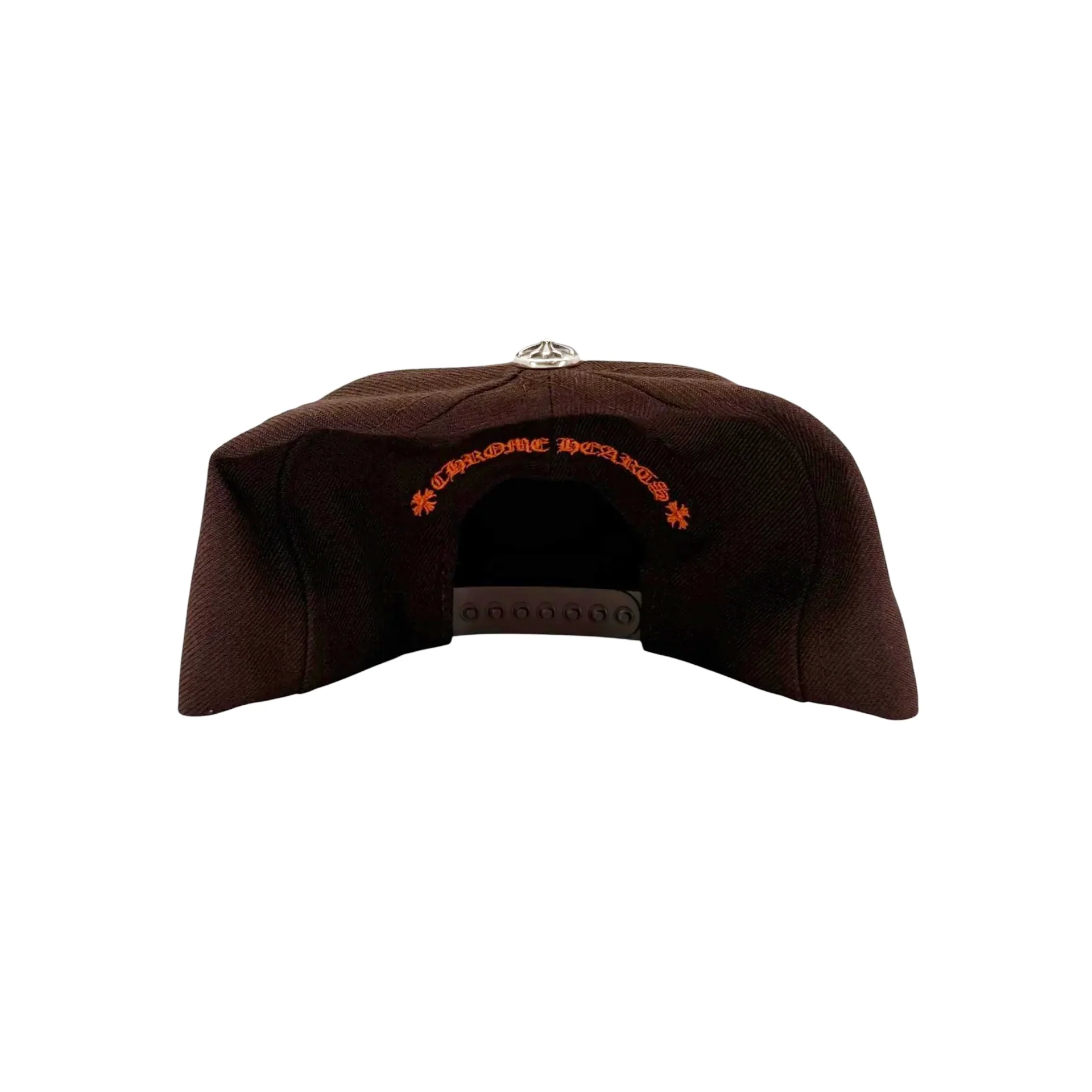 Chrome Hearts CH Baseball Cap Brown/Orange - Image 2