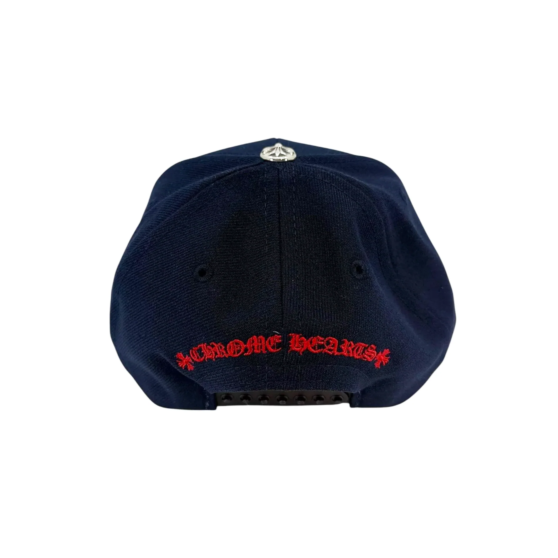 Chrome Hearts CH Baseball Cap Navy/Red - Image 2
