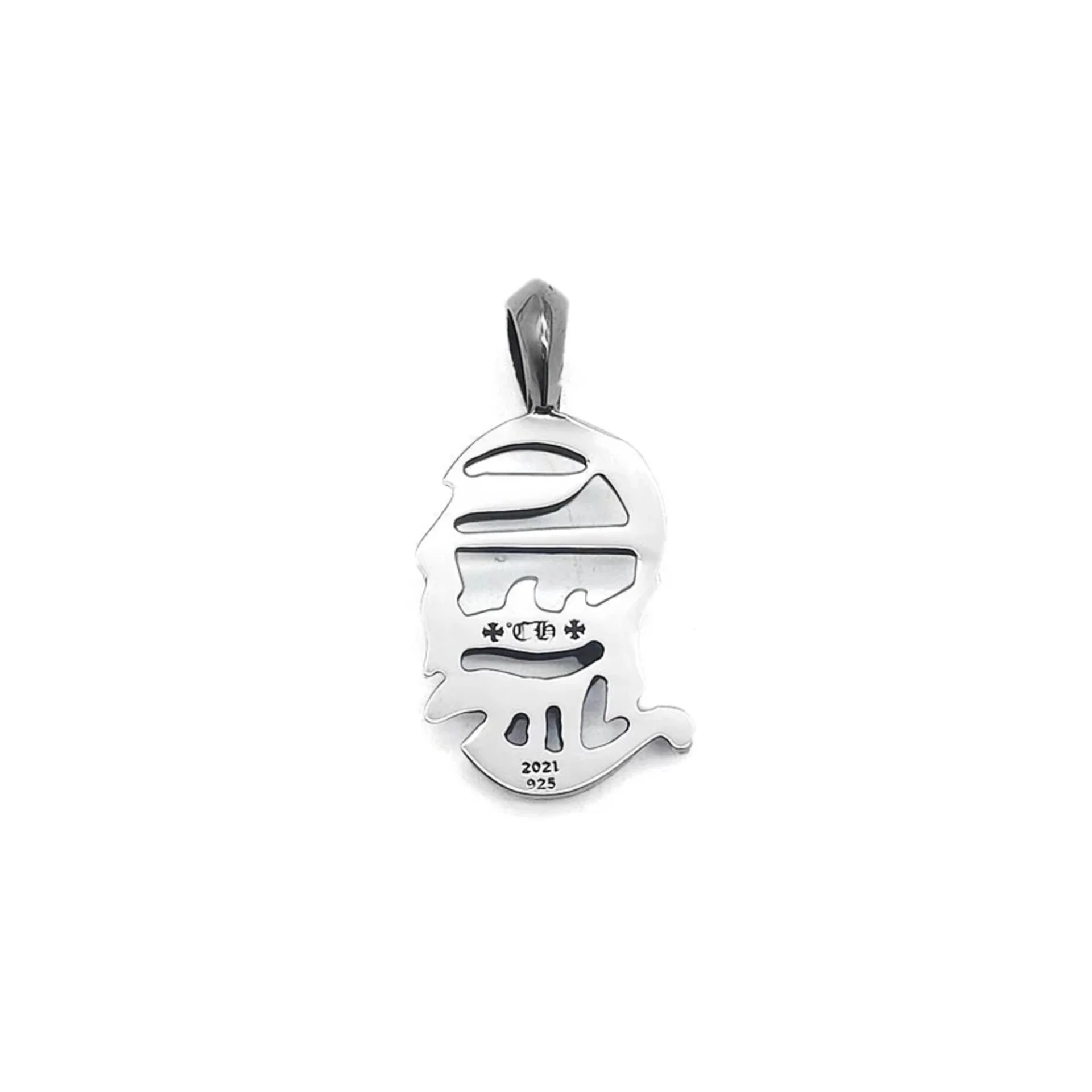 Chrome Hearts CH Vertical Logo Charm Pendant - Image 2