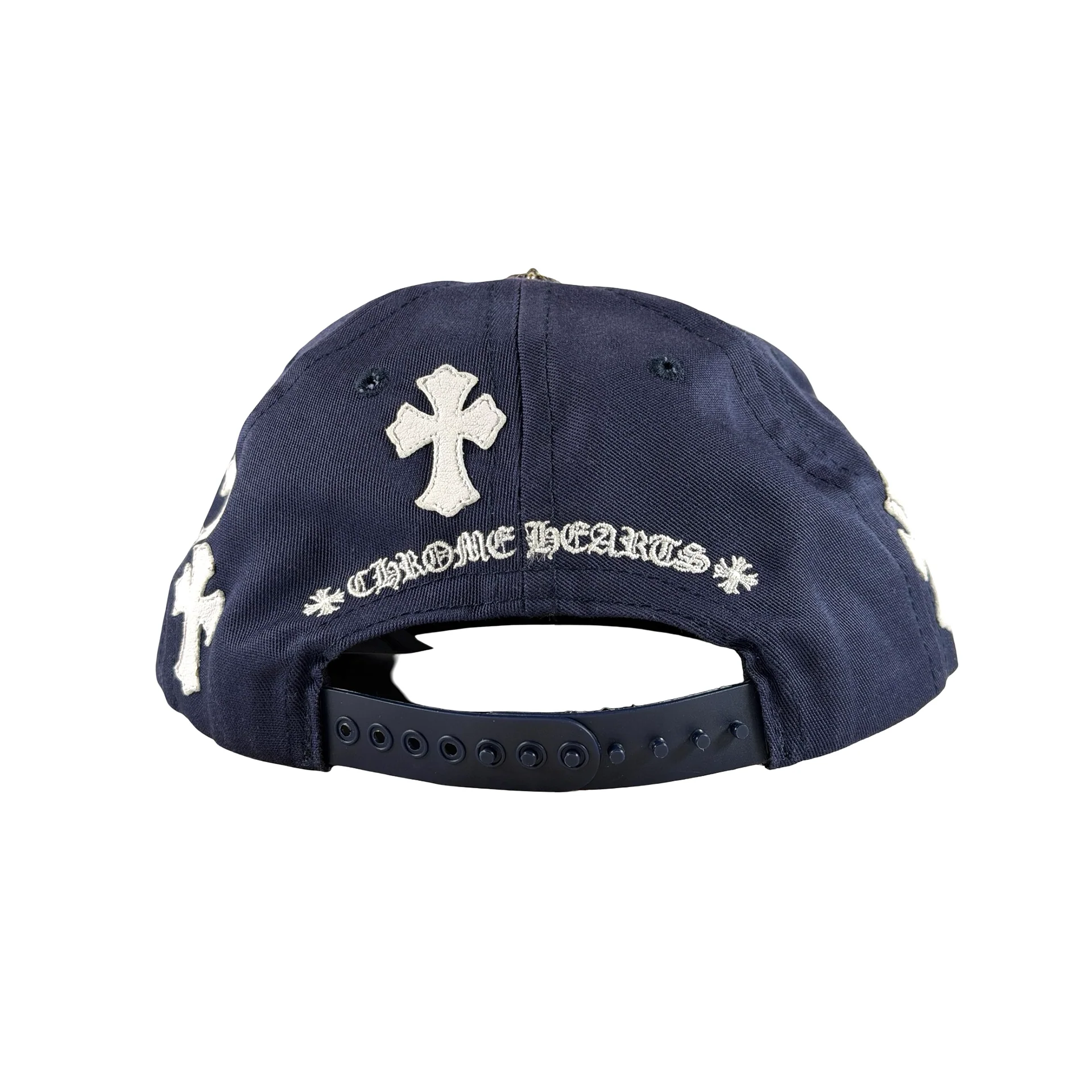 Chrome Hearts Cross Patch Baseball Hat 'Navy' [CONDITIONAL] - Image 2