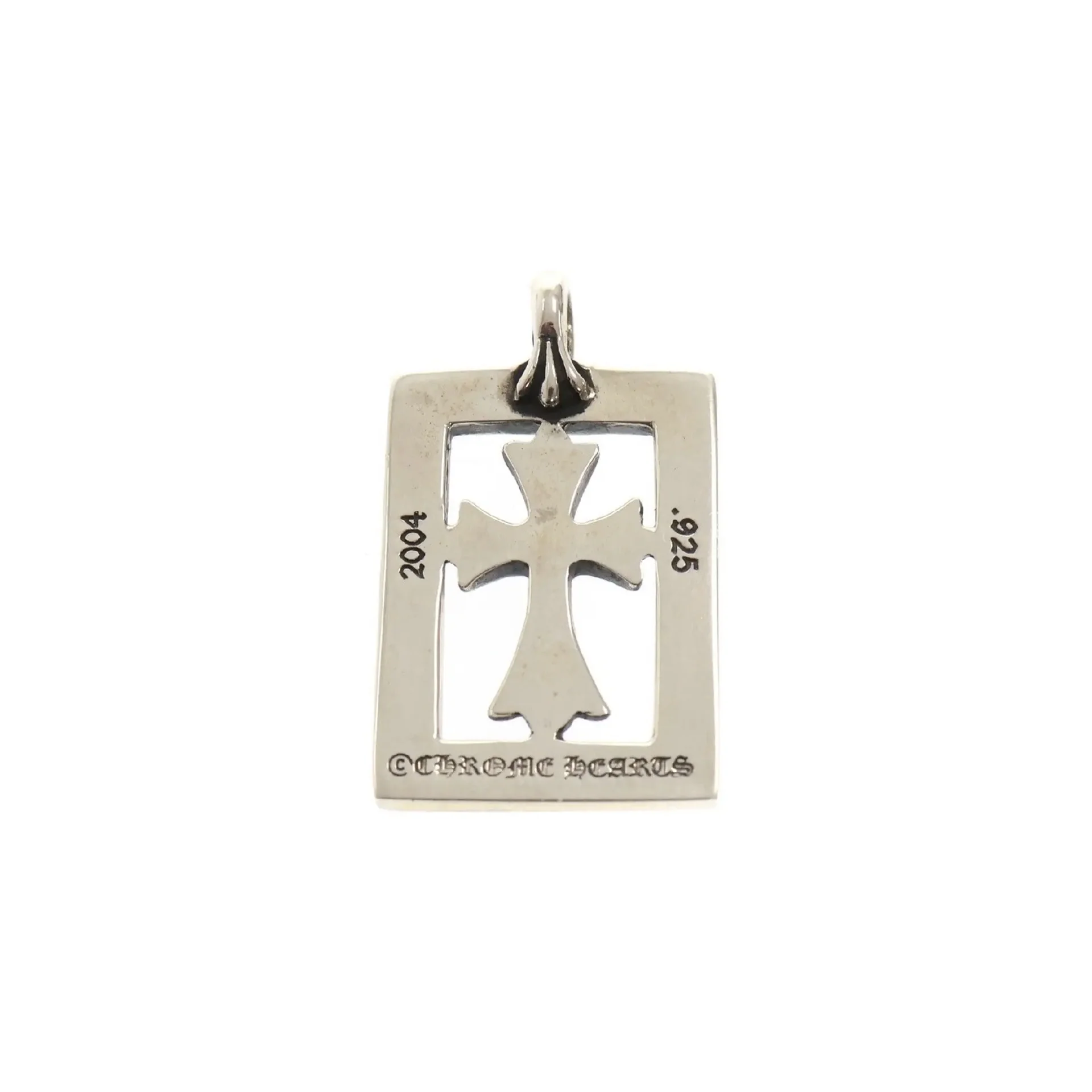 Chrome Hearts Framed Open Baby Fat Cross Pendant - Image 2