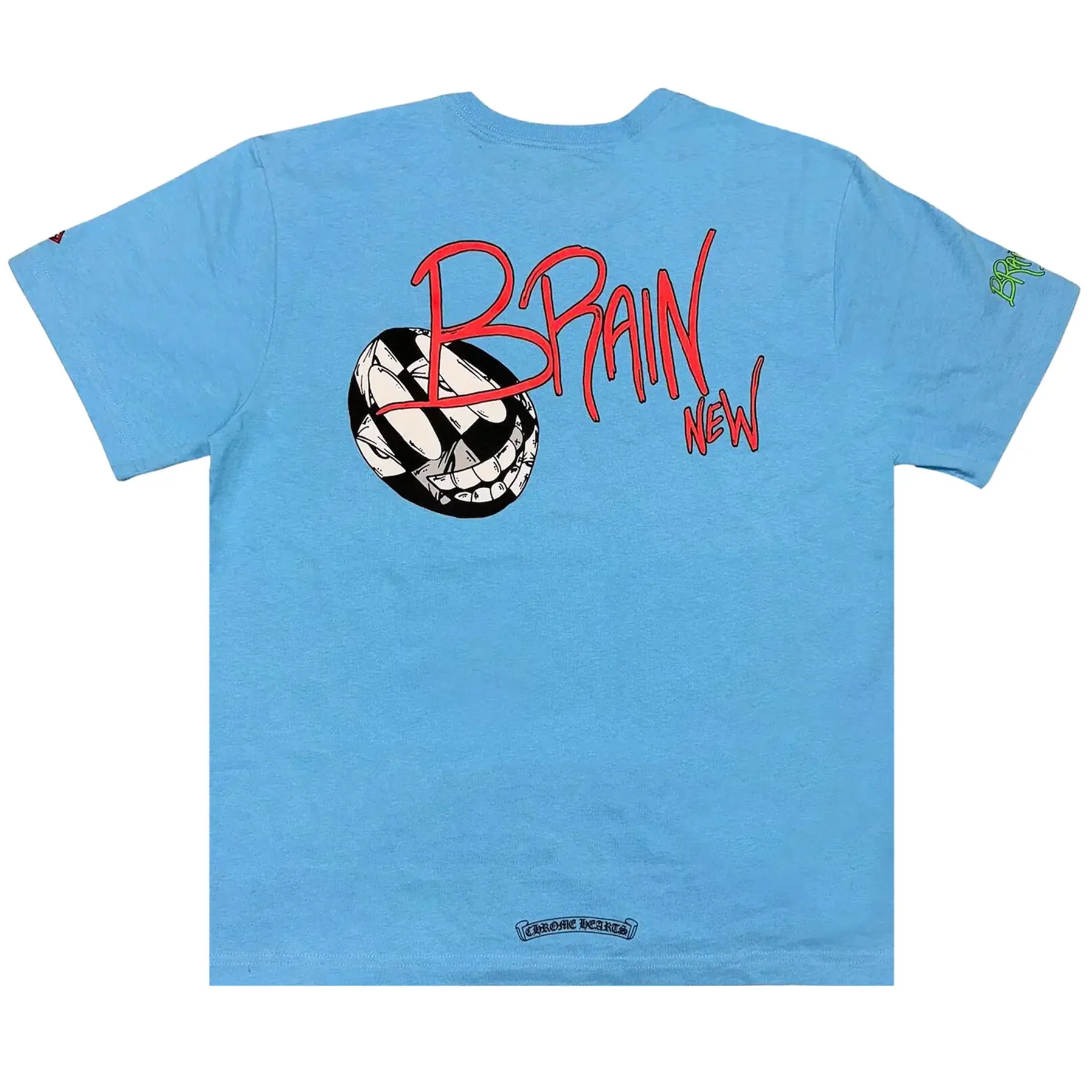 Chrome Hearts Matty Boy Brain New Tee 'Baby Blue' - Image 2