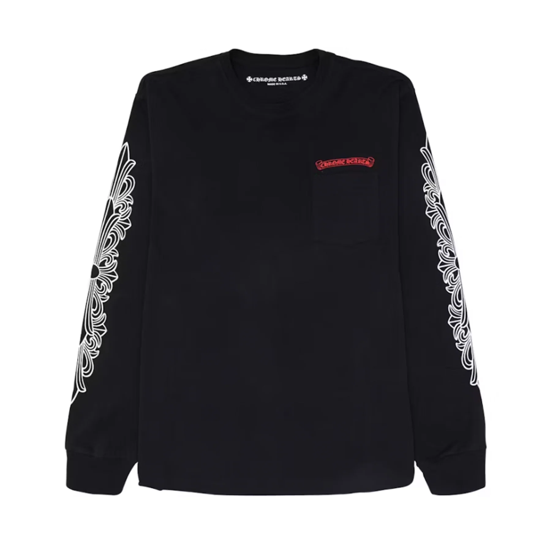 Chrome Hearts Matty Boy Flower Chomper L/S T-shirt [USED] - M (Used) - Image 2
