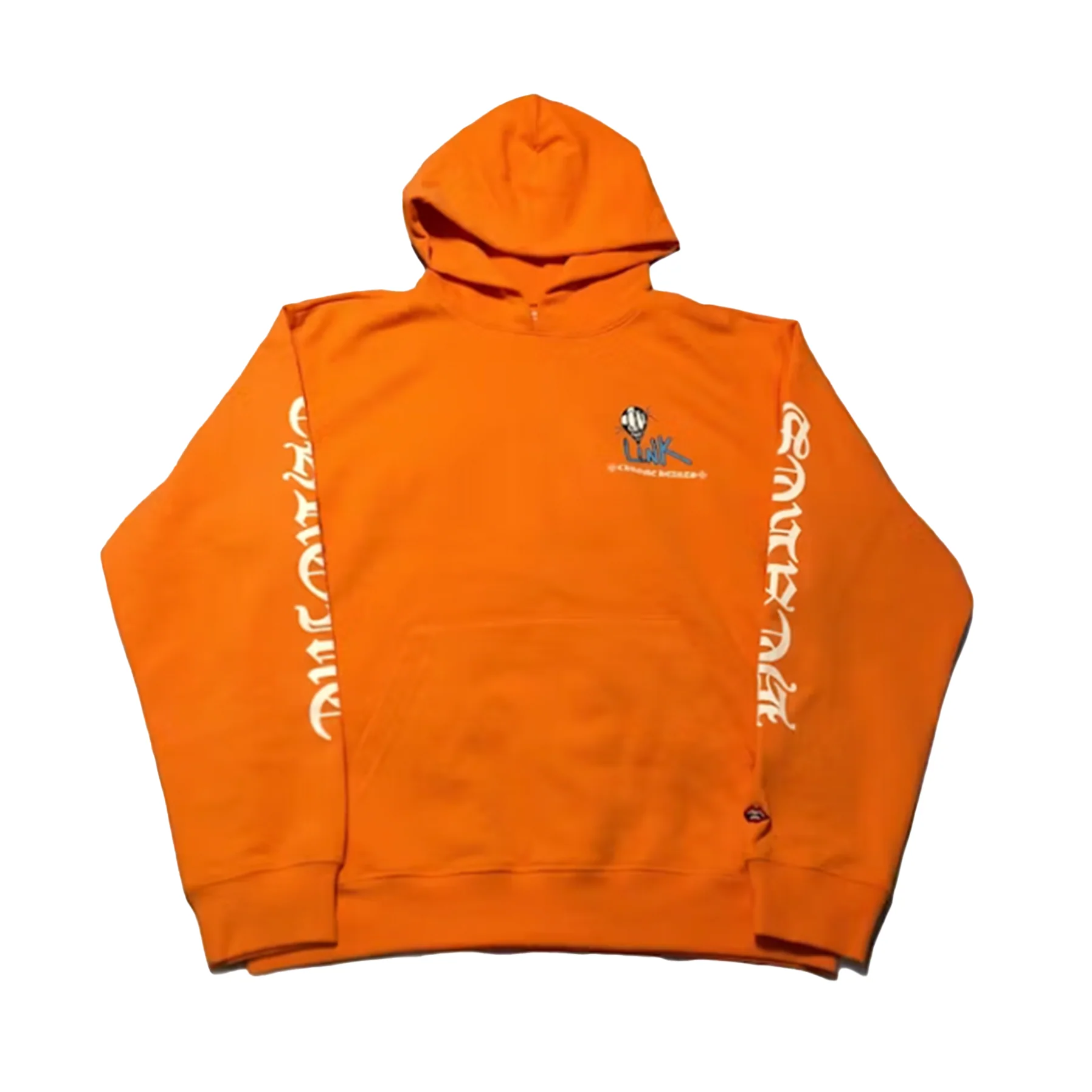Chrome Hearts Matty Boy Link & Build Hoodie Orange [USED] - M (Used) - Image 2