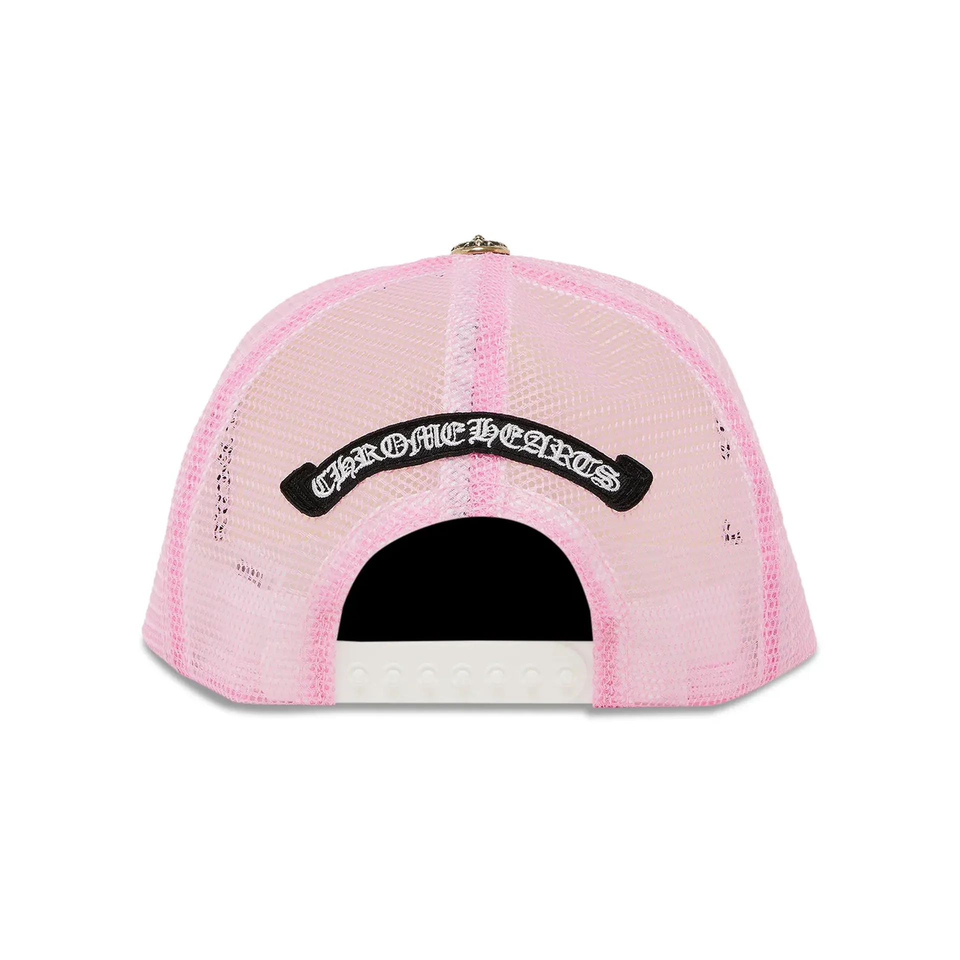 Chrome Hearts Matty Boy Sex Records Horse Shoe Trucker Hat Pink/White - Image 2