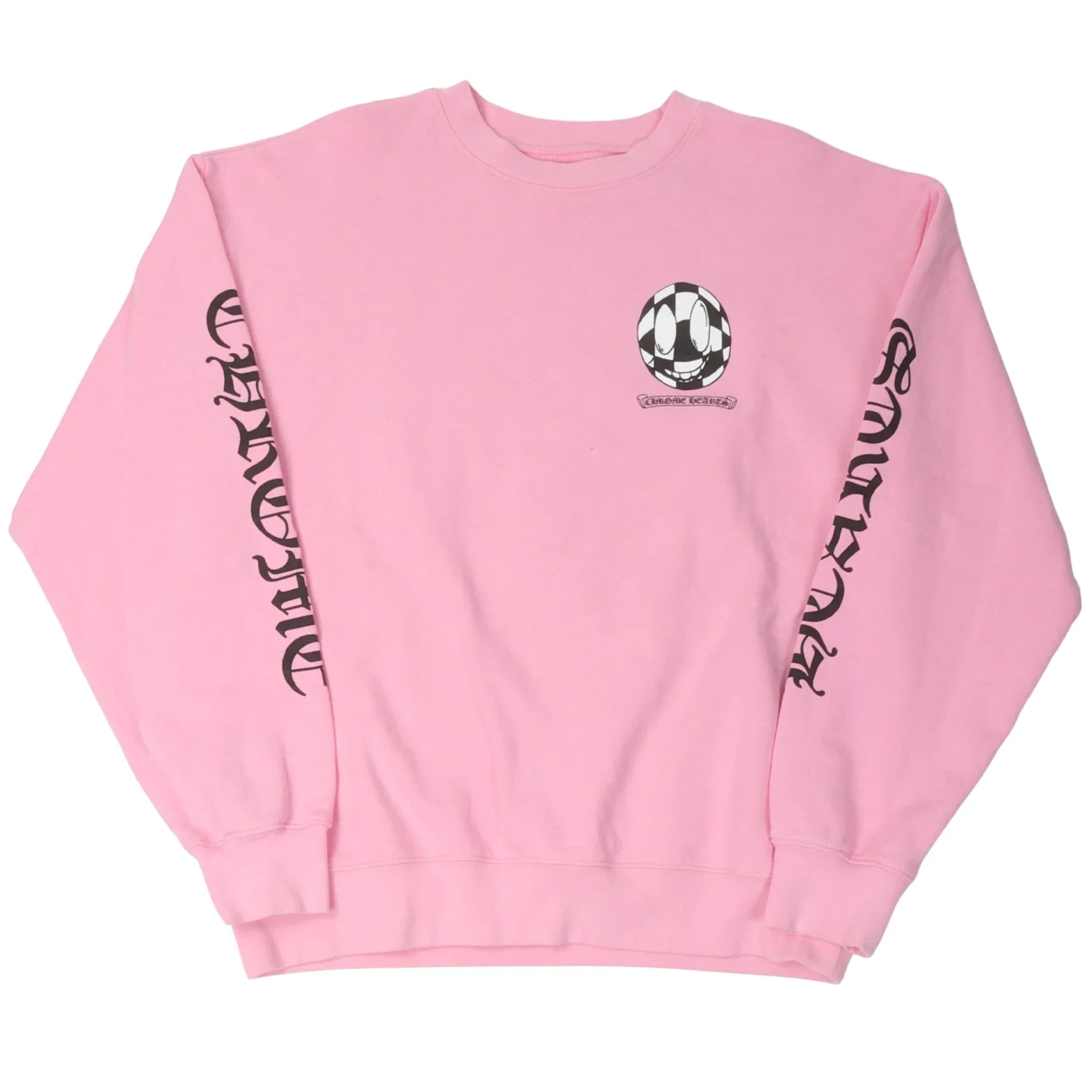 Chrome Hearts Matty Boy Vanity Affair Crewneck Sweatshirt Pink [USED] - L (Used)