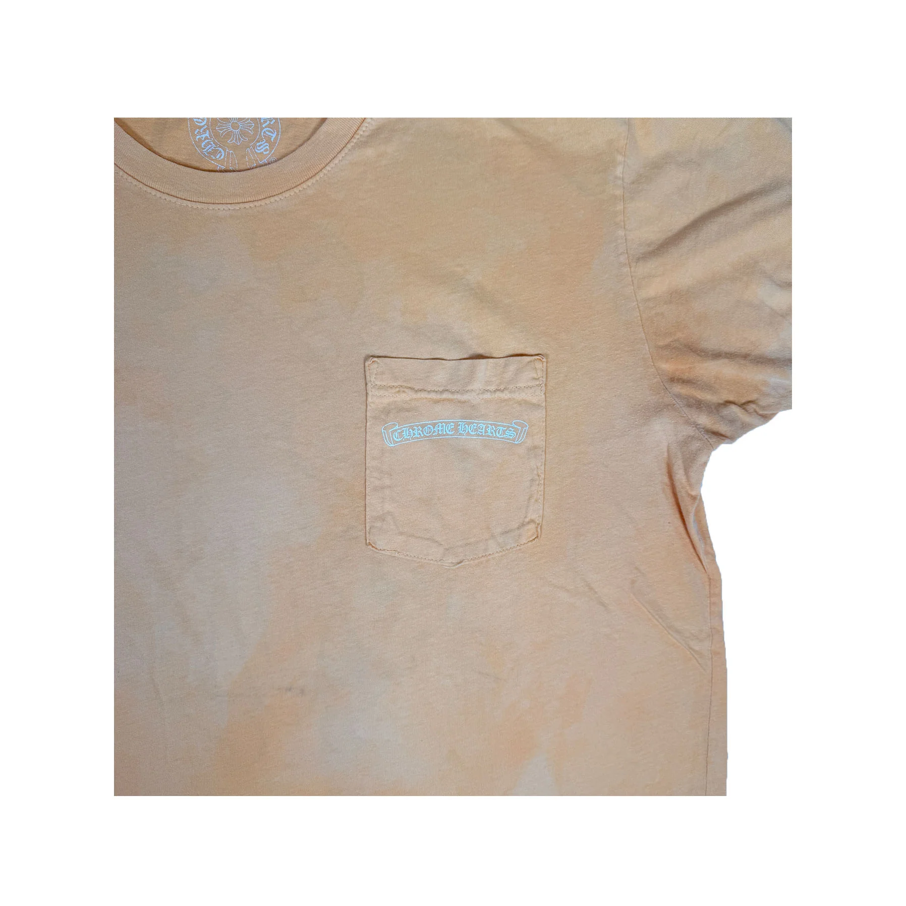 Chrome Hearts Miami Exclusive Dagger Pocket Tee Orange [USED] - L (Used) - Image 3