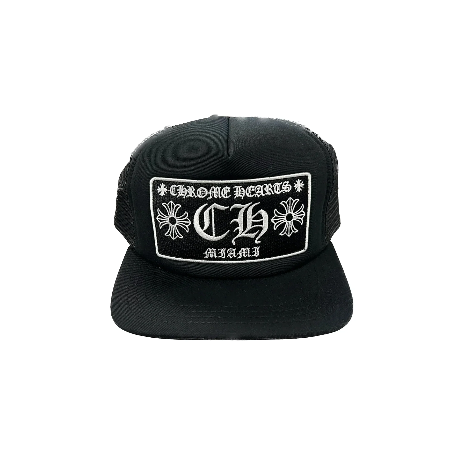 Chrome Hearts Miami Exclusive Trucker Hat Black