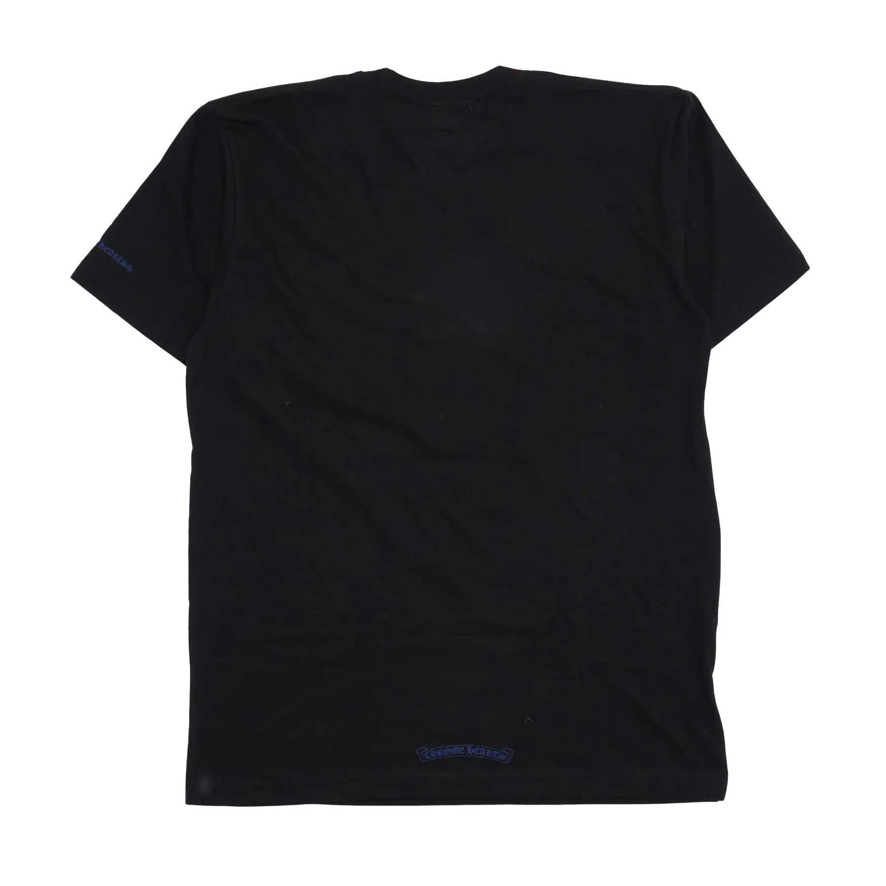 Chrome Hearts Neck Logo Pocket T-Shirt Black Blue - Image 2