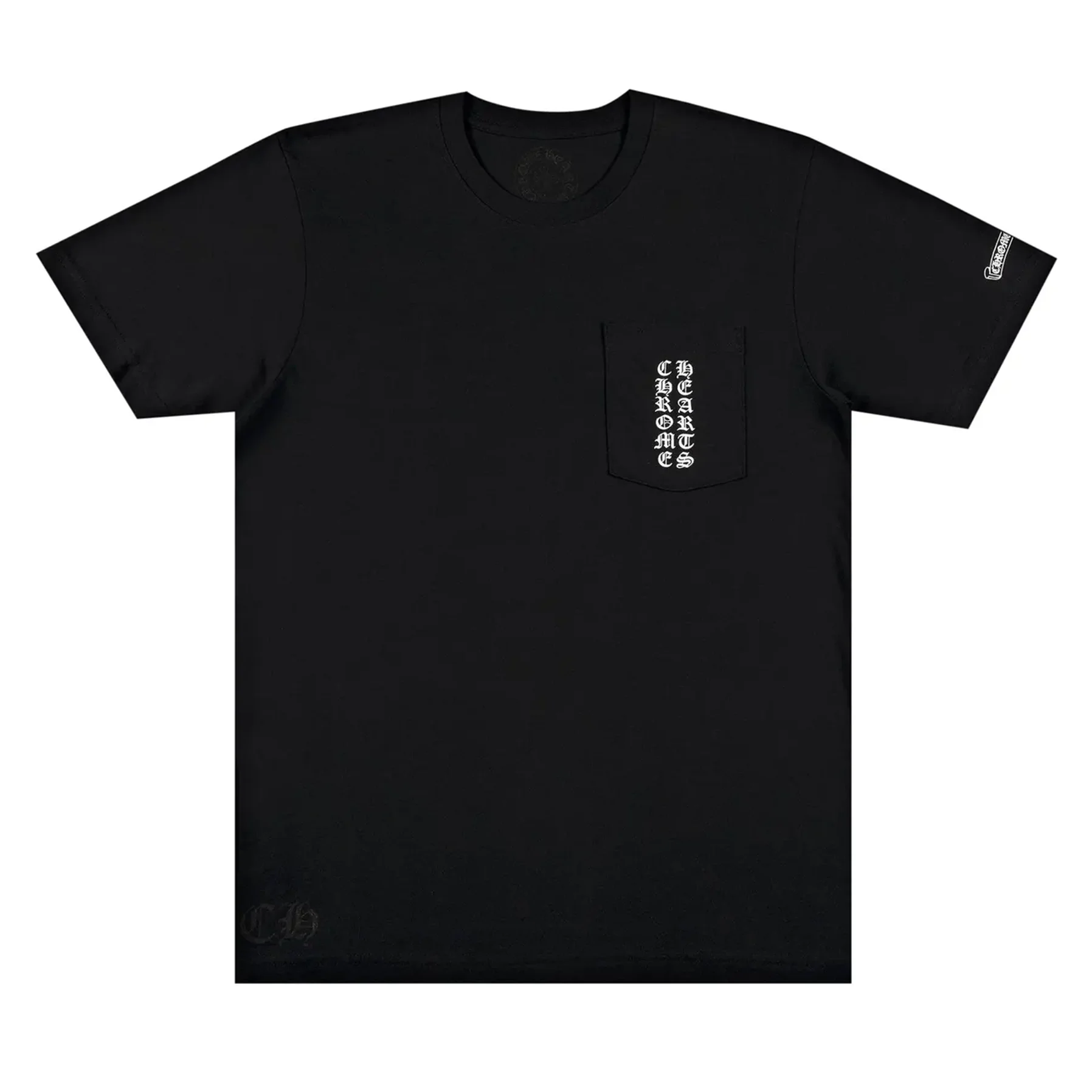 Chrome Hearts Osaka Exclusive Scroll Logo Pocket Tee Black - Image 2