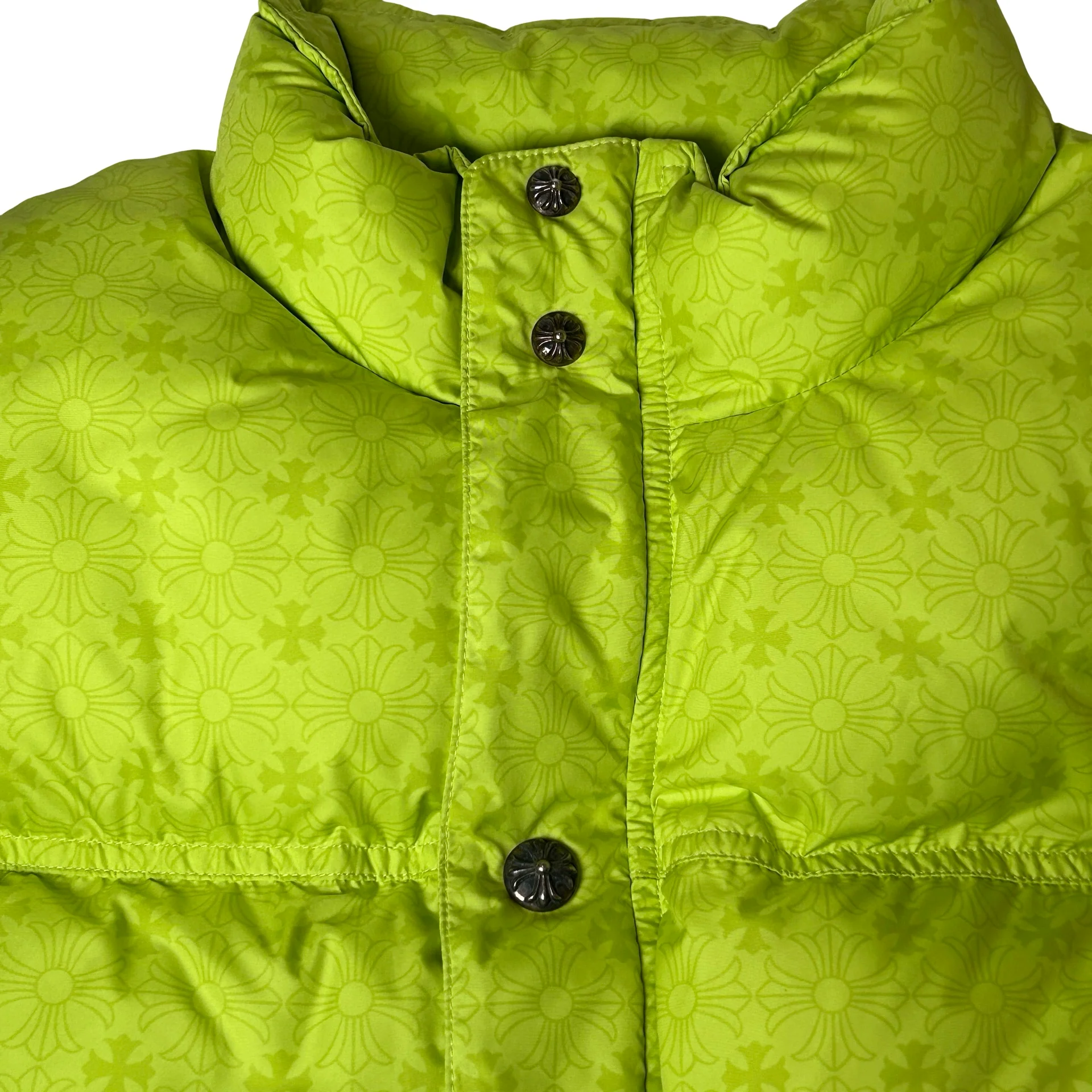 Chrome Hearts Plus Monogram Print Down Jacket [USED] - L (Used) - Image 4