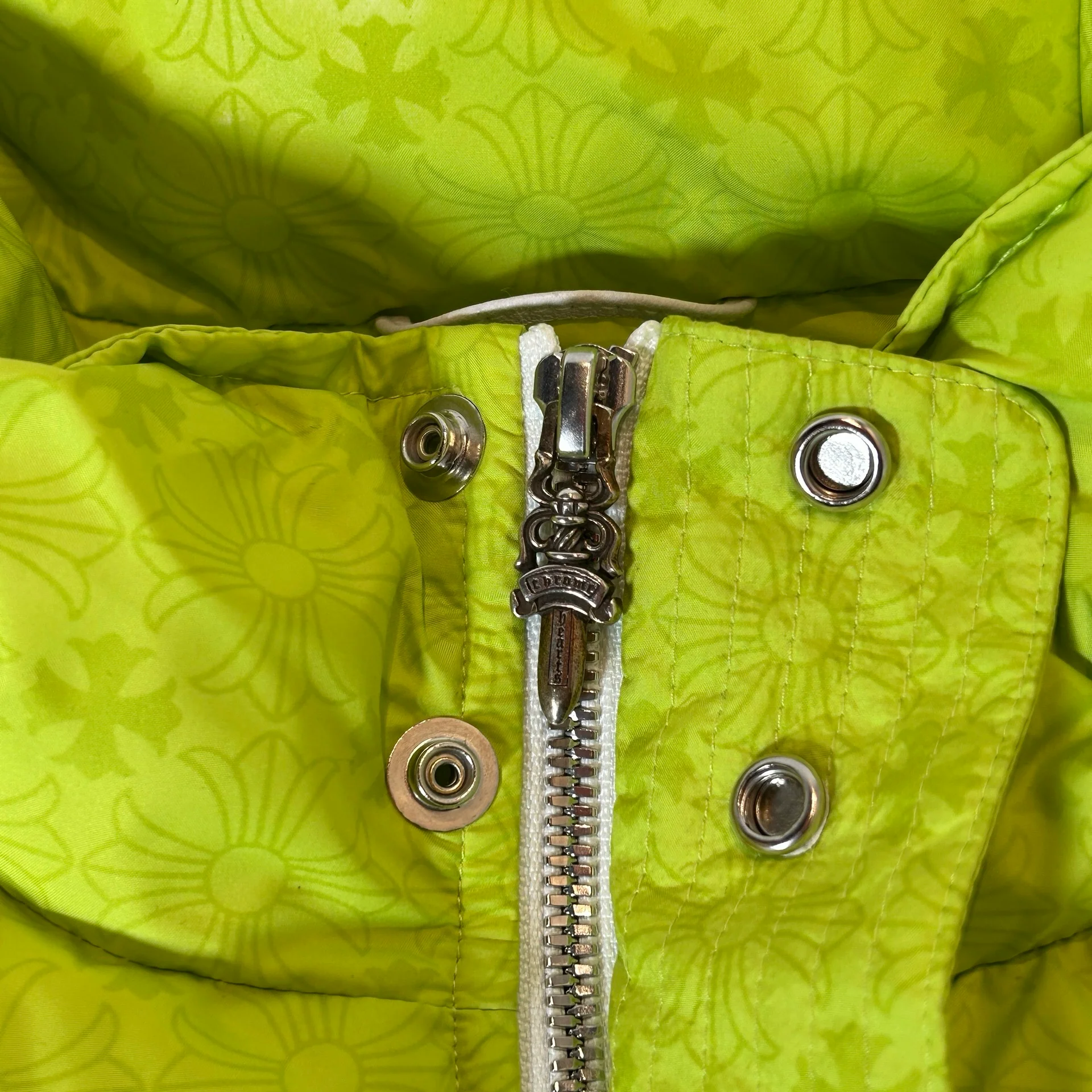 Chrome Hearts Plus Monogram Print Down Jacket [USED] - L (Used) - Image 5