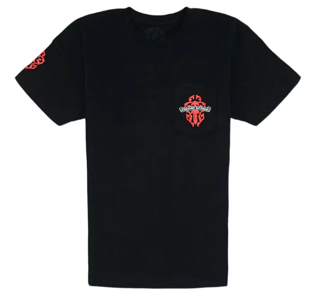 Chrome Hearts Red Dagger T-shirt Black [USED] - XL (Used) - Image 2