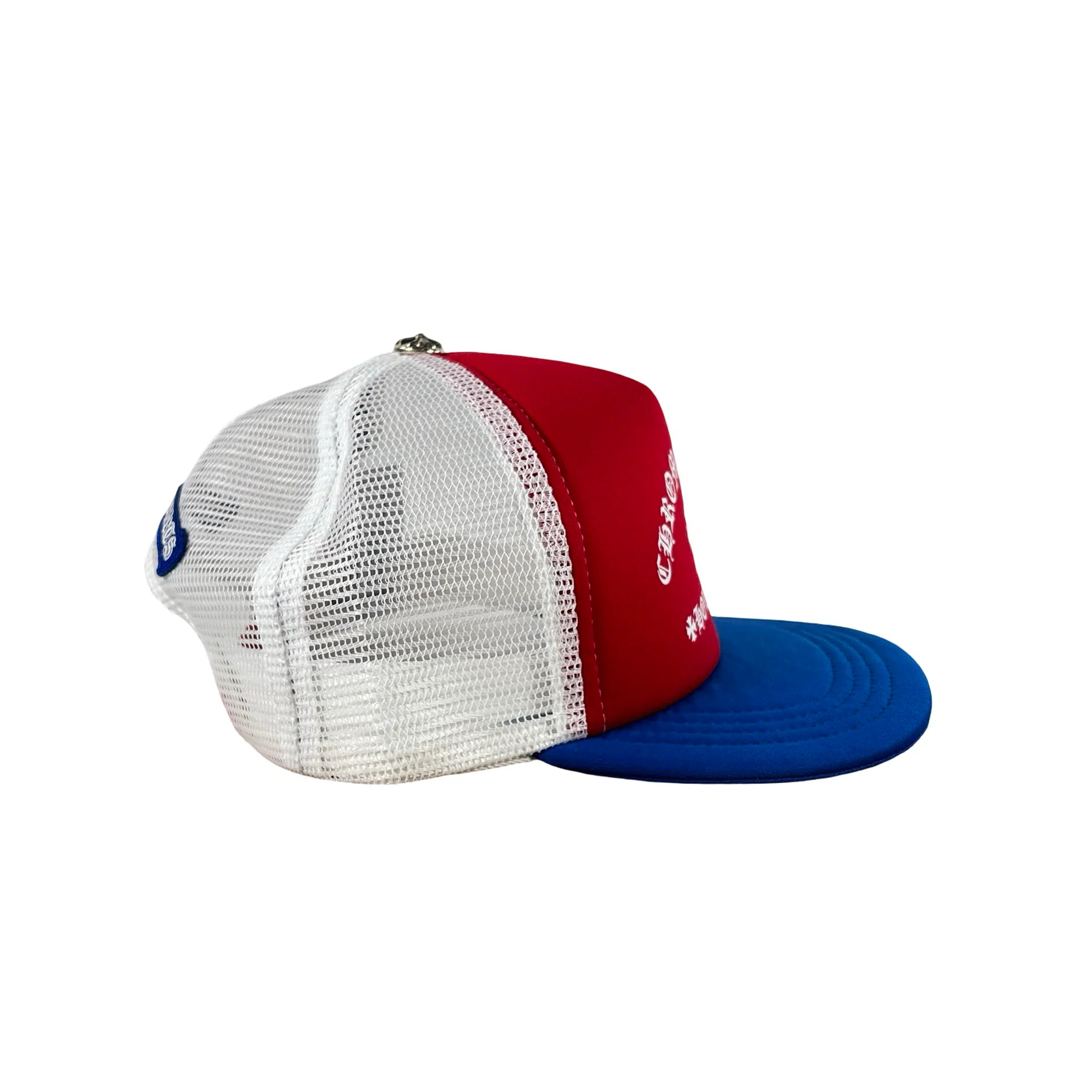 Chrome Hearts Red White Blue Trucker Hat 2026 - Image 2