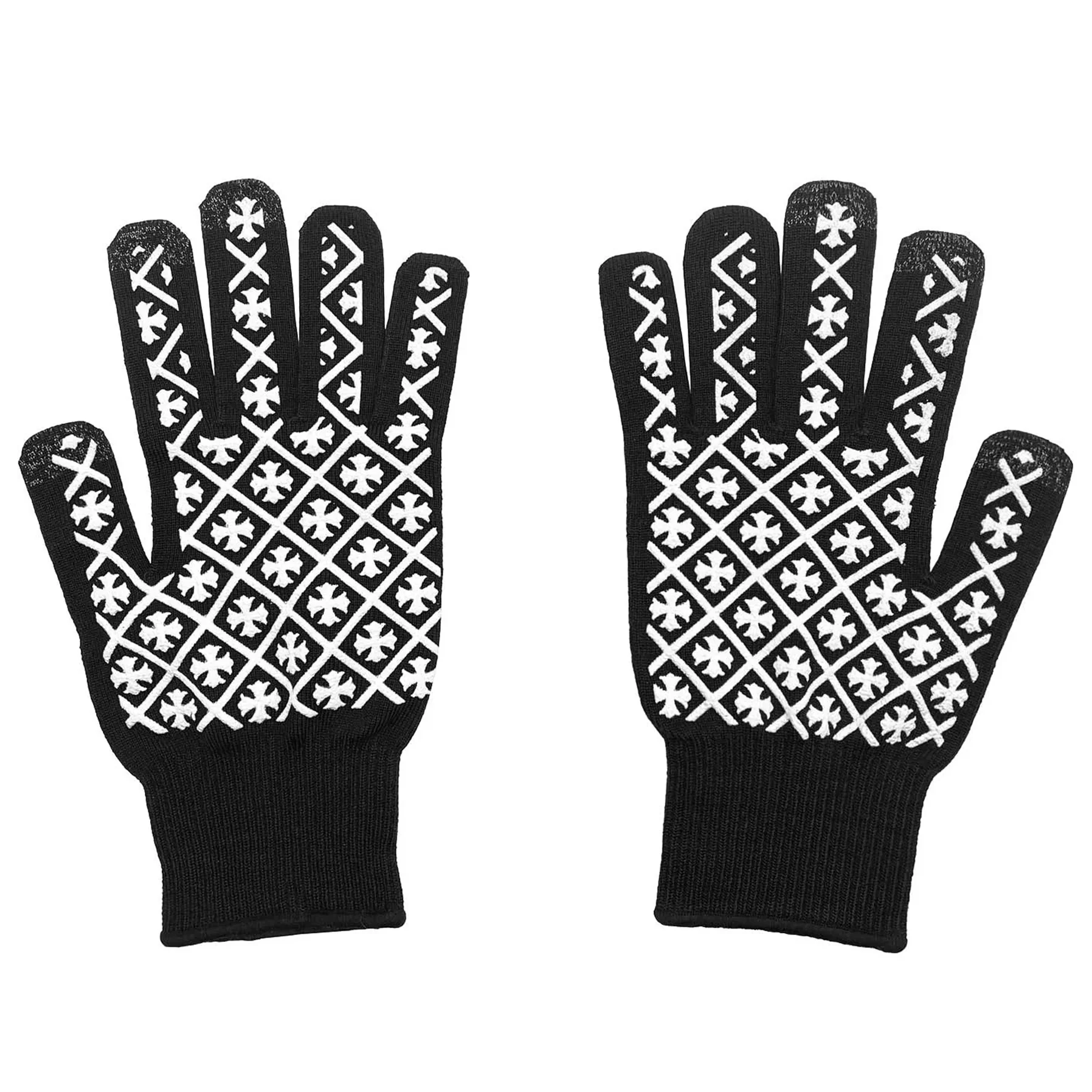 Chrome Hearts Script Cross Logo Gloves - Image 2