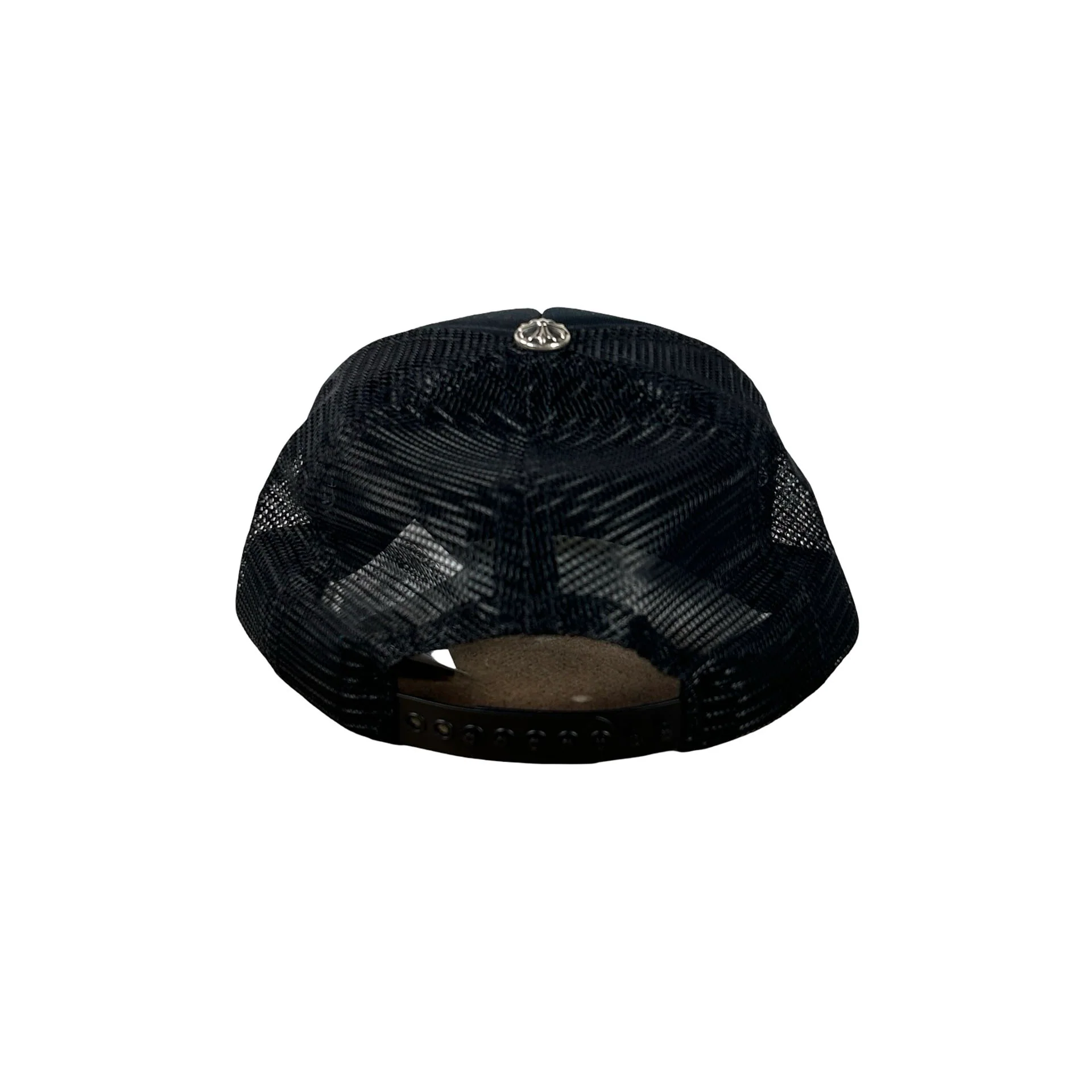 Chrome Hearts St. Barths Exclusive Trucker Hat Black/Black [USED] - Image 2