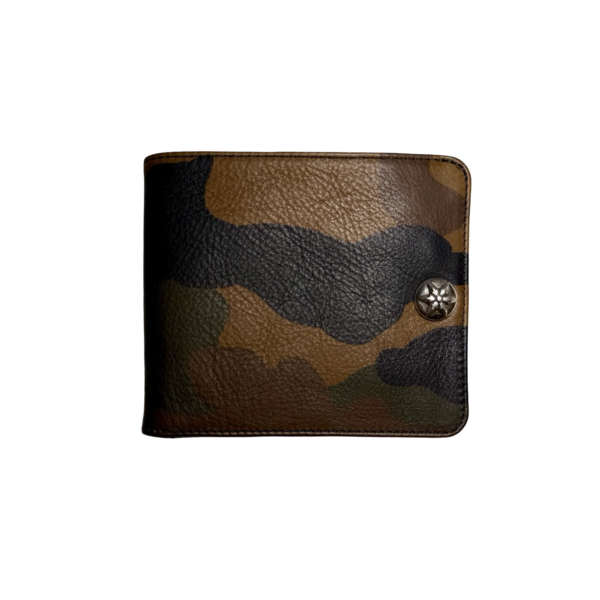 Chrome Hearts Star Button Camo Wallet