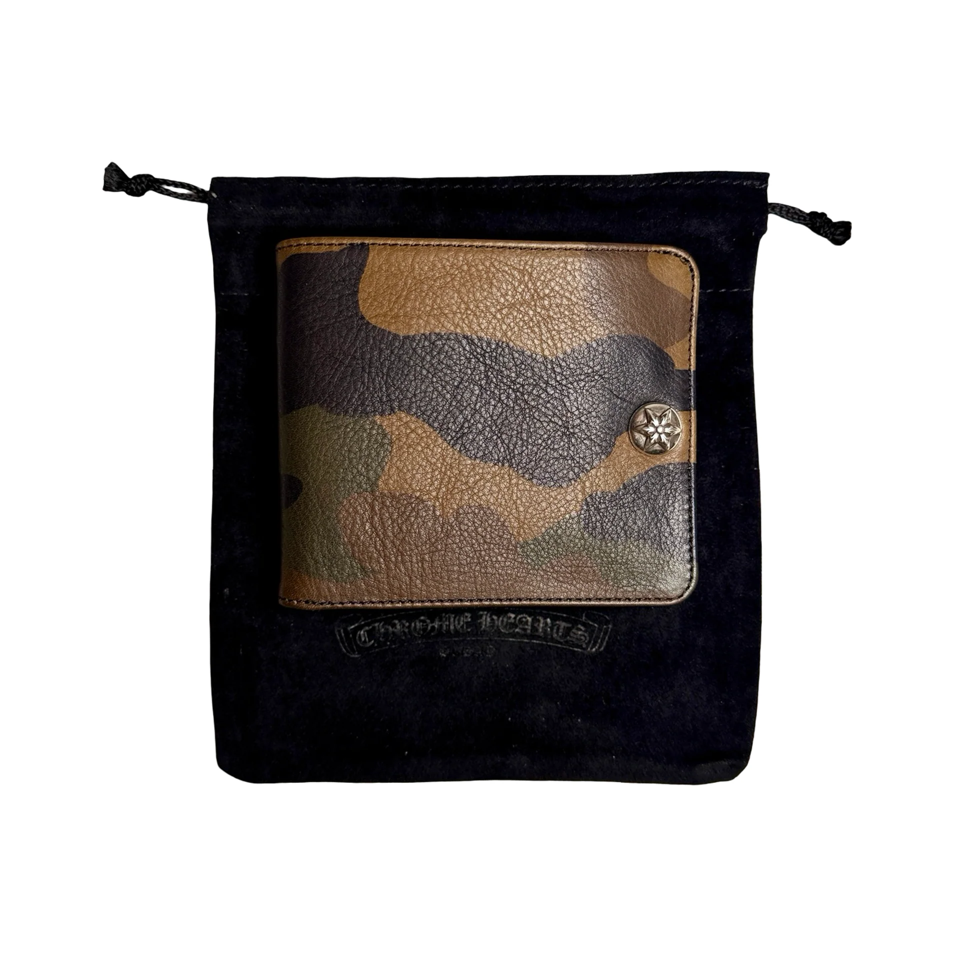 Chrome Hearts Star Button Camo Wallet - Image 4